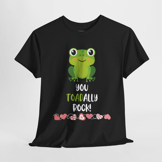 Valentine's Day Teacher Shirt - You are Toadally Rock Heavy Cotton Tee