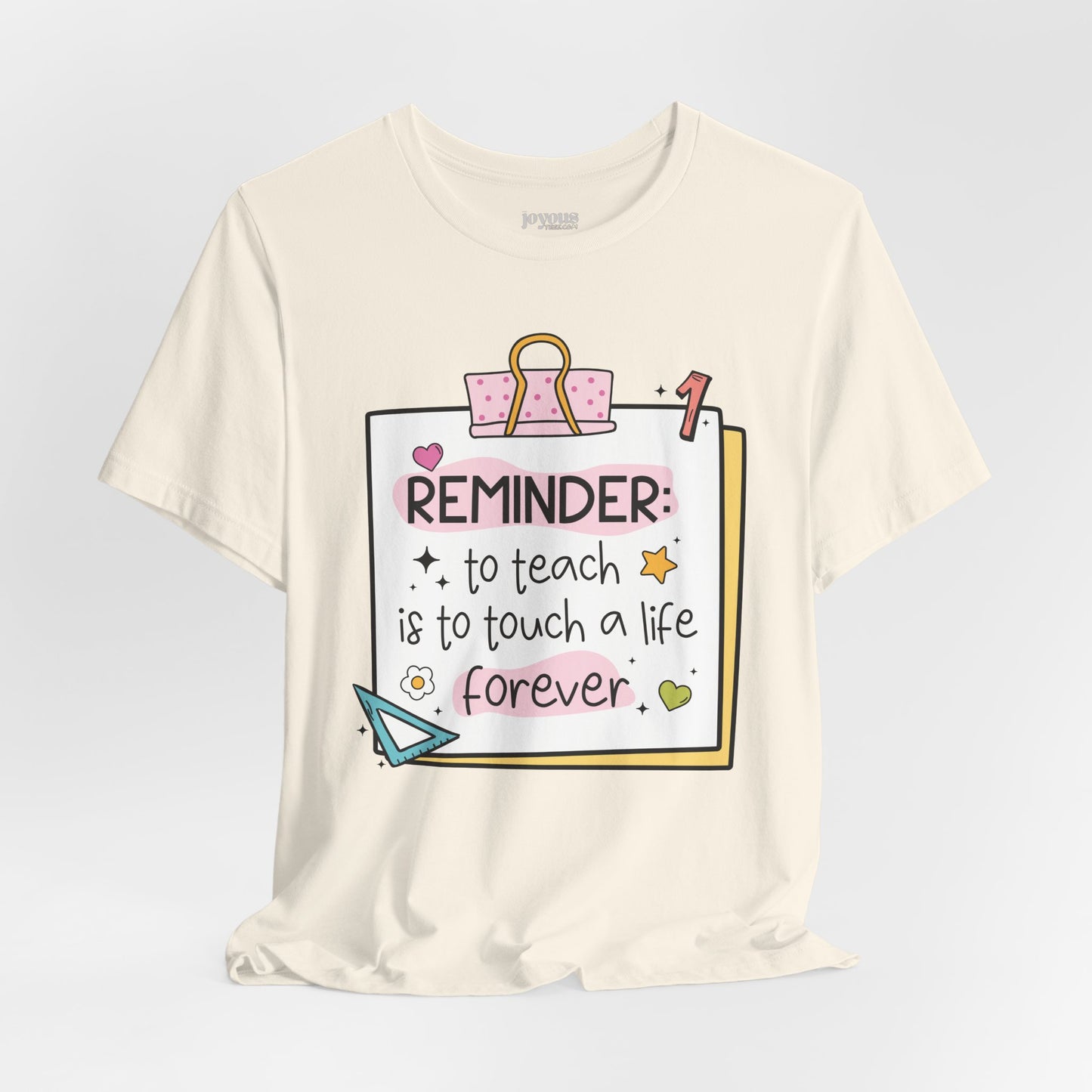 Trendy Motivational Teacher Soft Cotton Tee