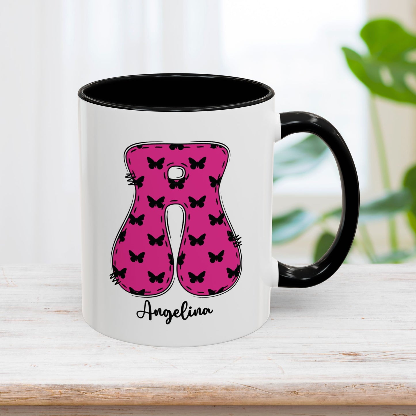 Custom Name Initial Letter Mug - Personalized Gifts A-Z