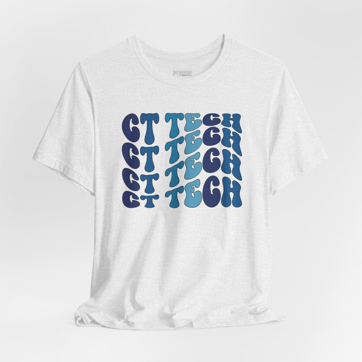 Groovy Blue CT Tech Shirt - CT Technologist Soft Cotton Tee