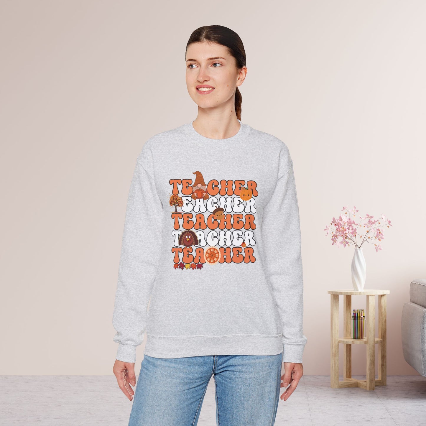 Groovy Thanksgiving Teacher Sweatshirt