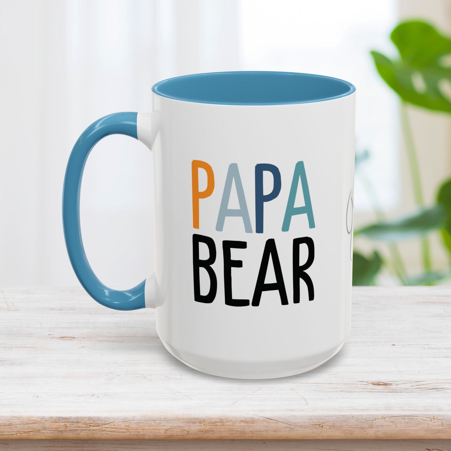 Personalized Papa Bear Coffee Mug with Kids Names - Custom Dad Gifts for Father's Day