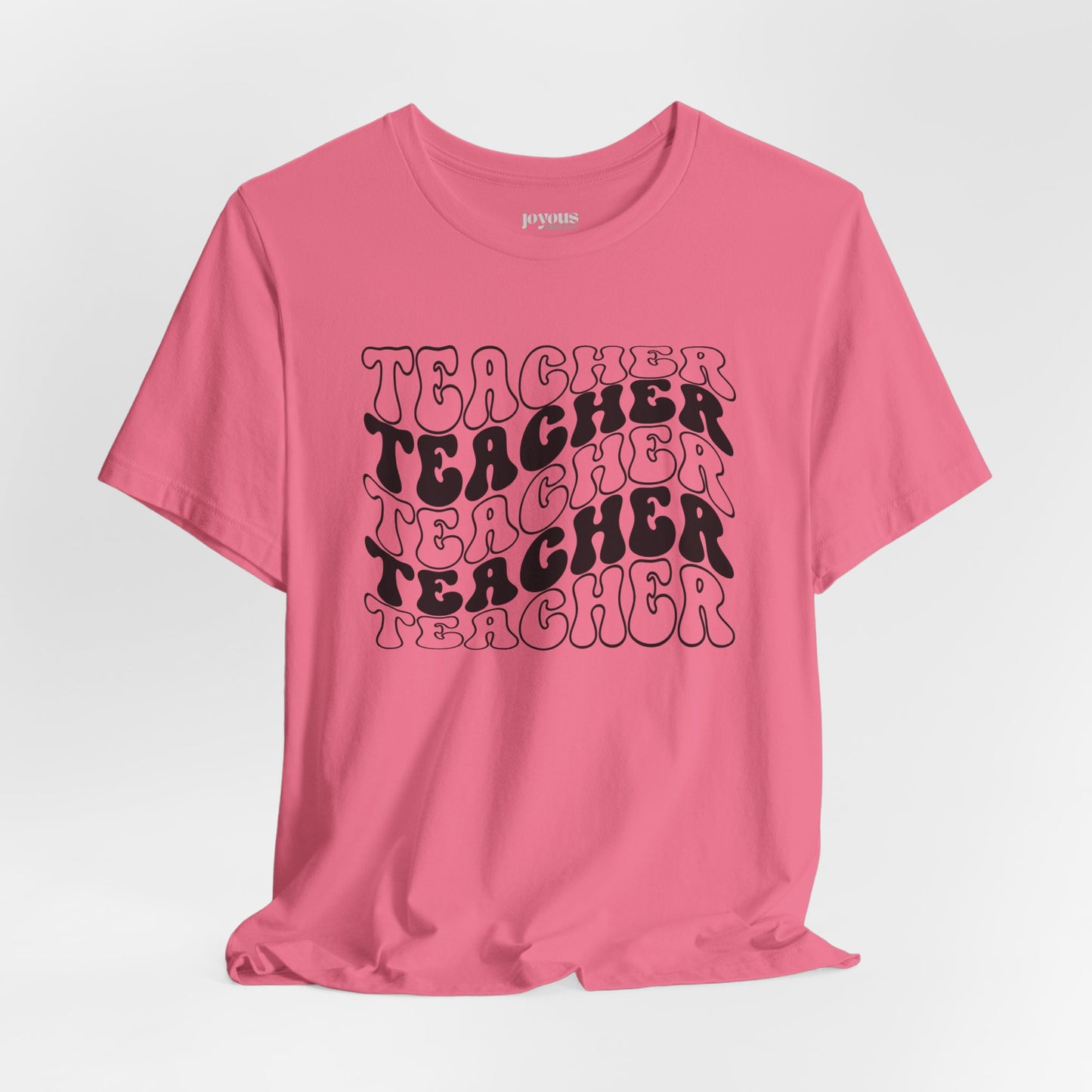 Trendy Groovy Teacher Soft Cotton Tee