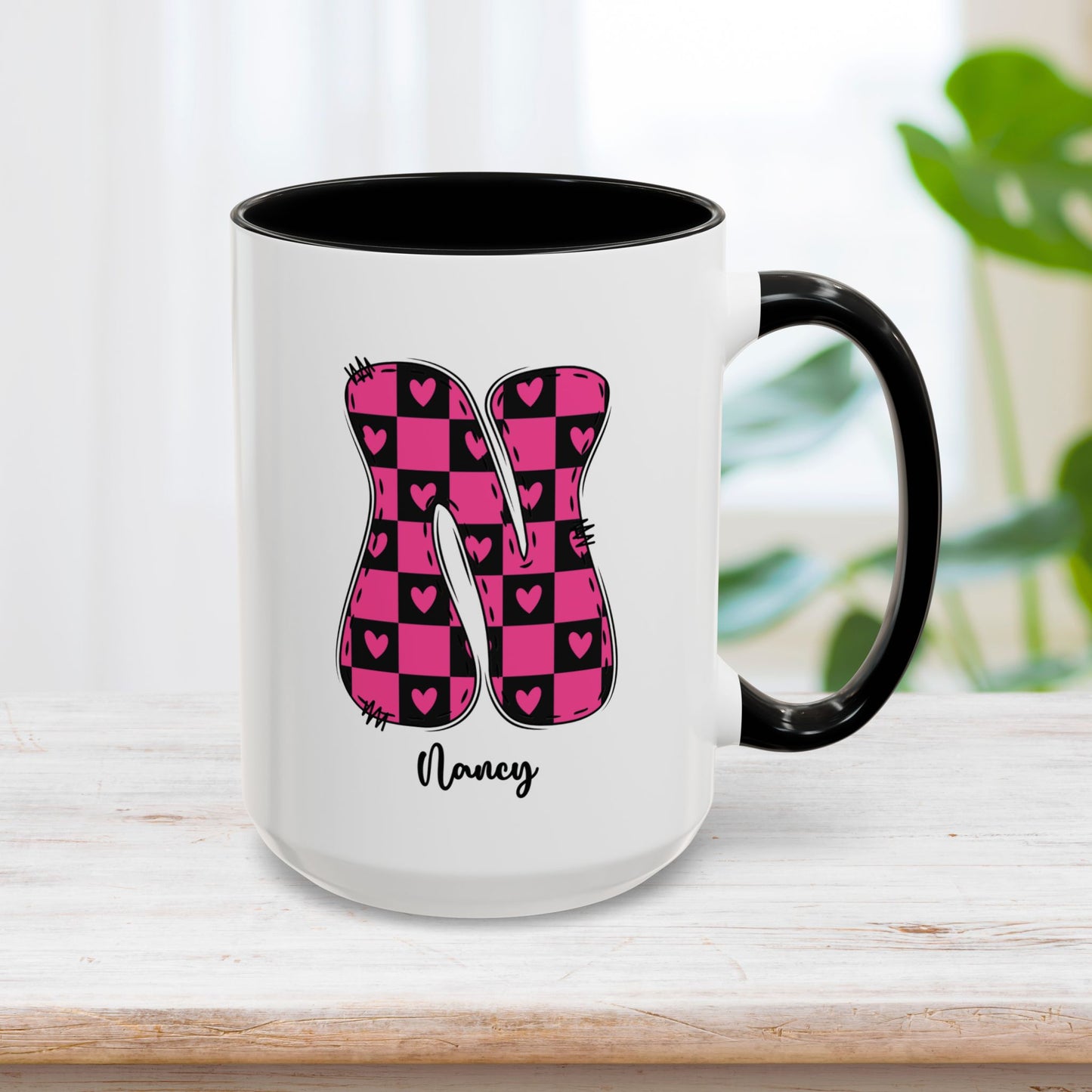 Custom Name Initial Letter Mug - Personalized Gifts A-Z