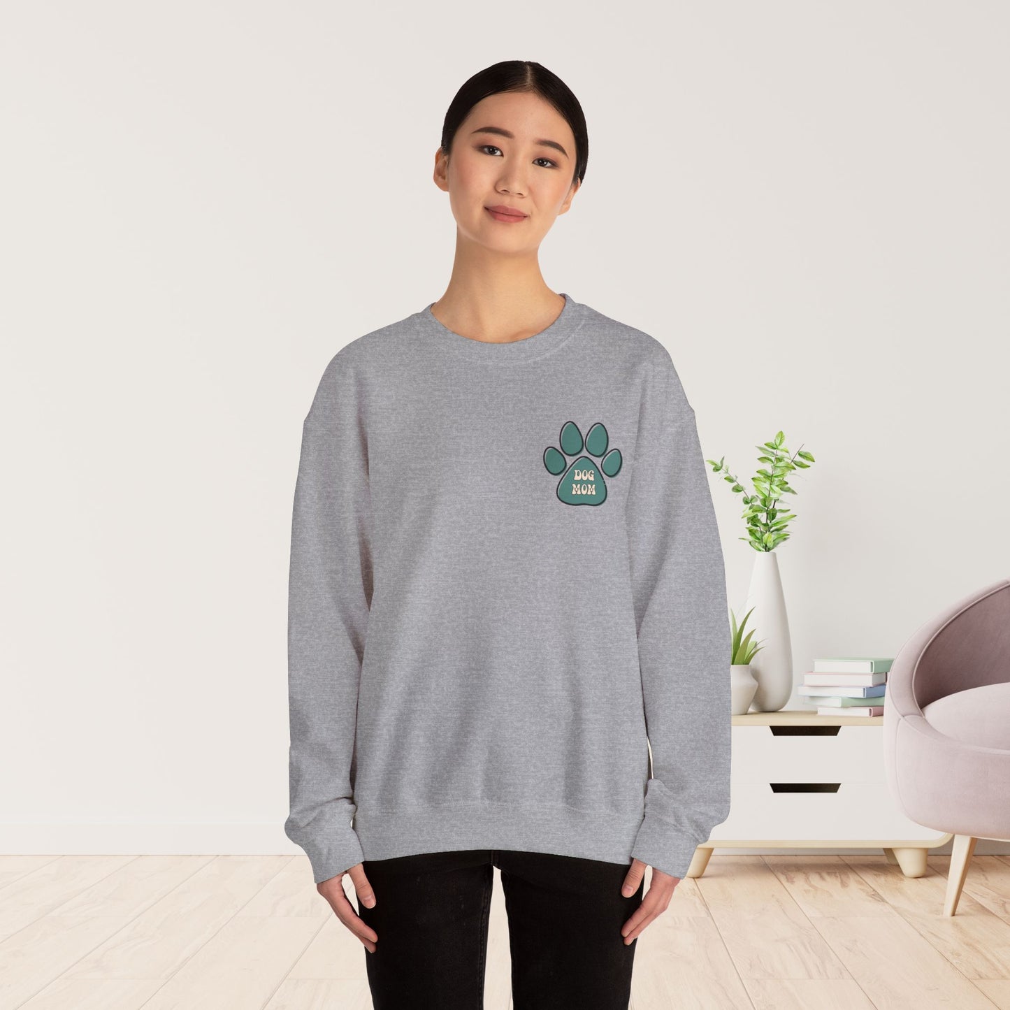 Retro Dog Mom Sweatshirt - Trendy Dog Mom Sweater