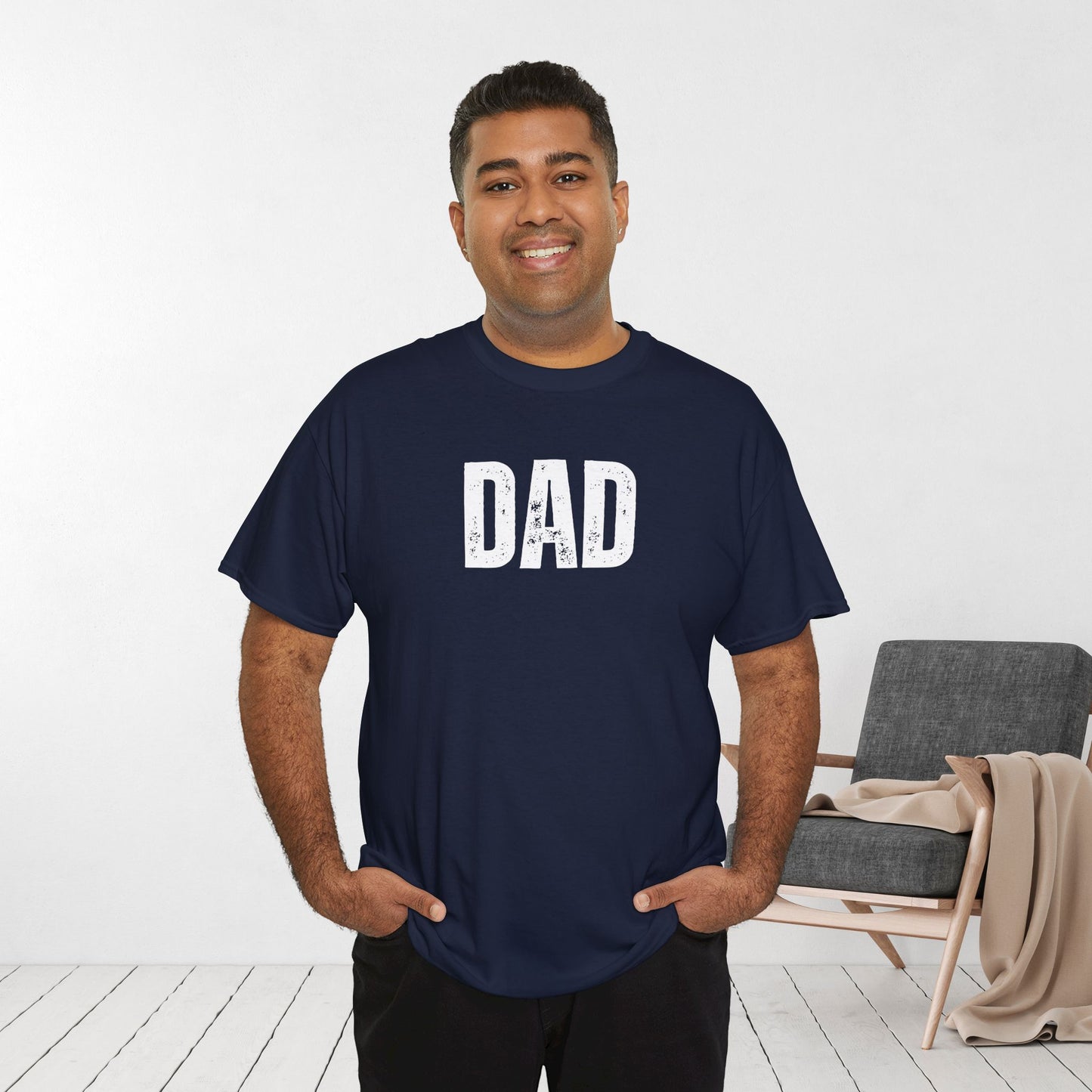 Best Dad Ever Heavy Cotton Tee - Gift for Dad for Father's Day