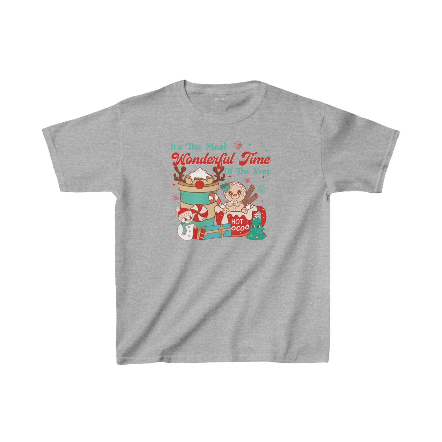 It's The Most Wonderful Time of the Year Youth Christmas Shirt - Retro Christmas Tee