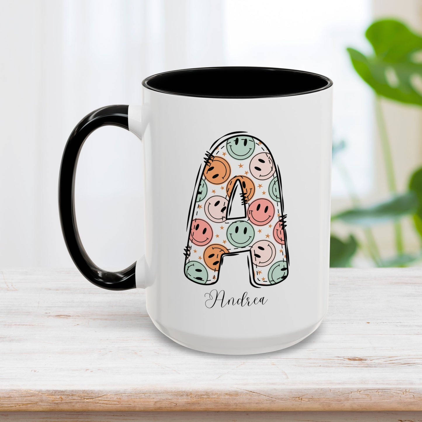 Custom Name Initial Letter Mug - Personalized Gifts A-Z