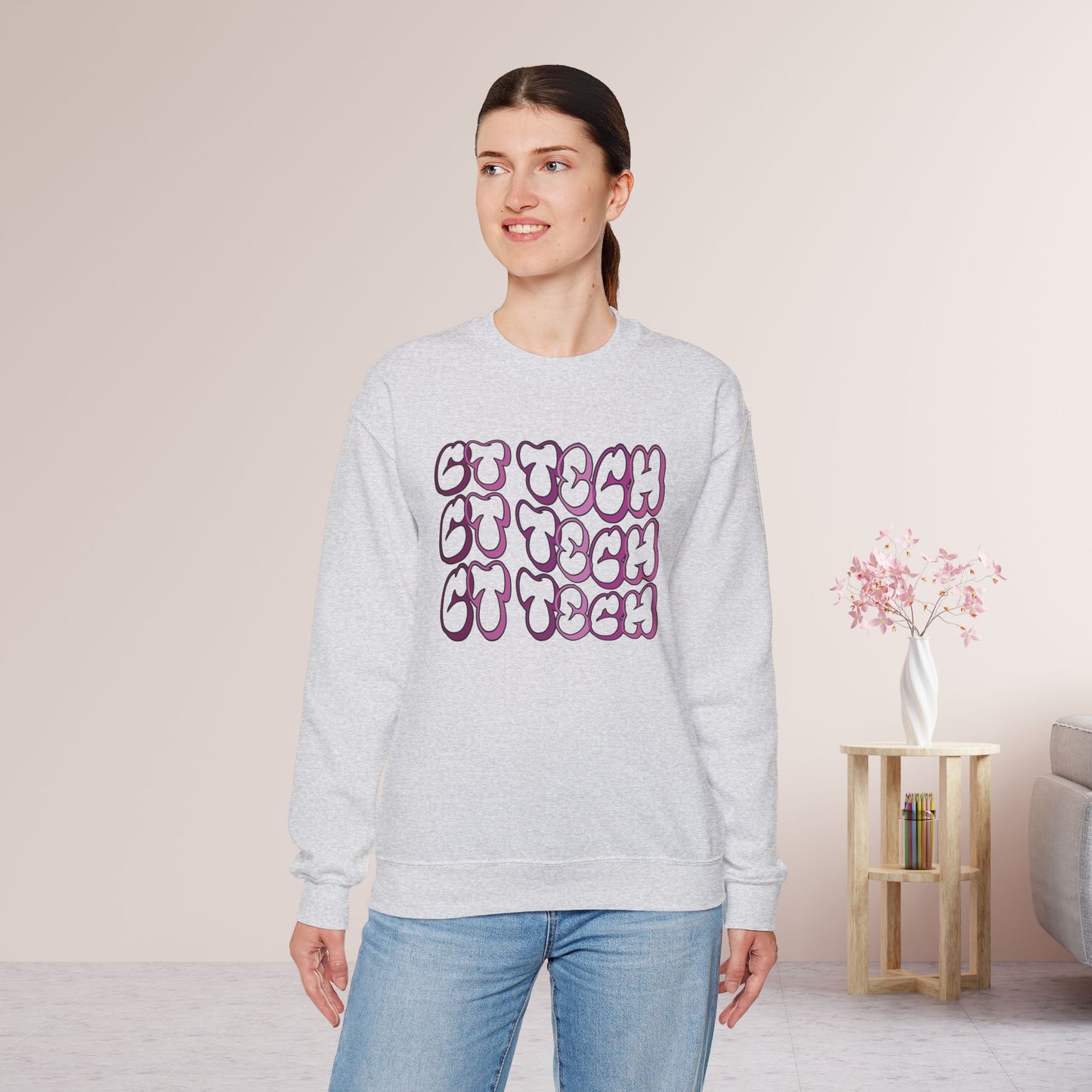 Groovy Purple CT Tech Sweatshirt - CT Technologist Sweater