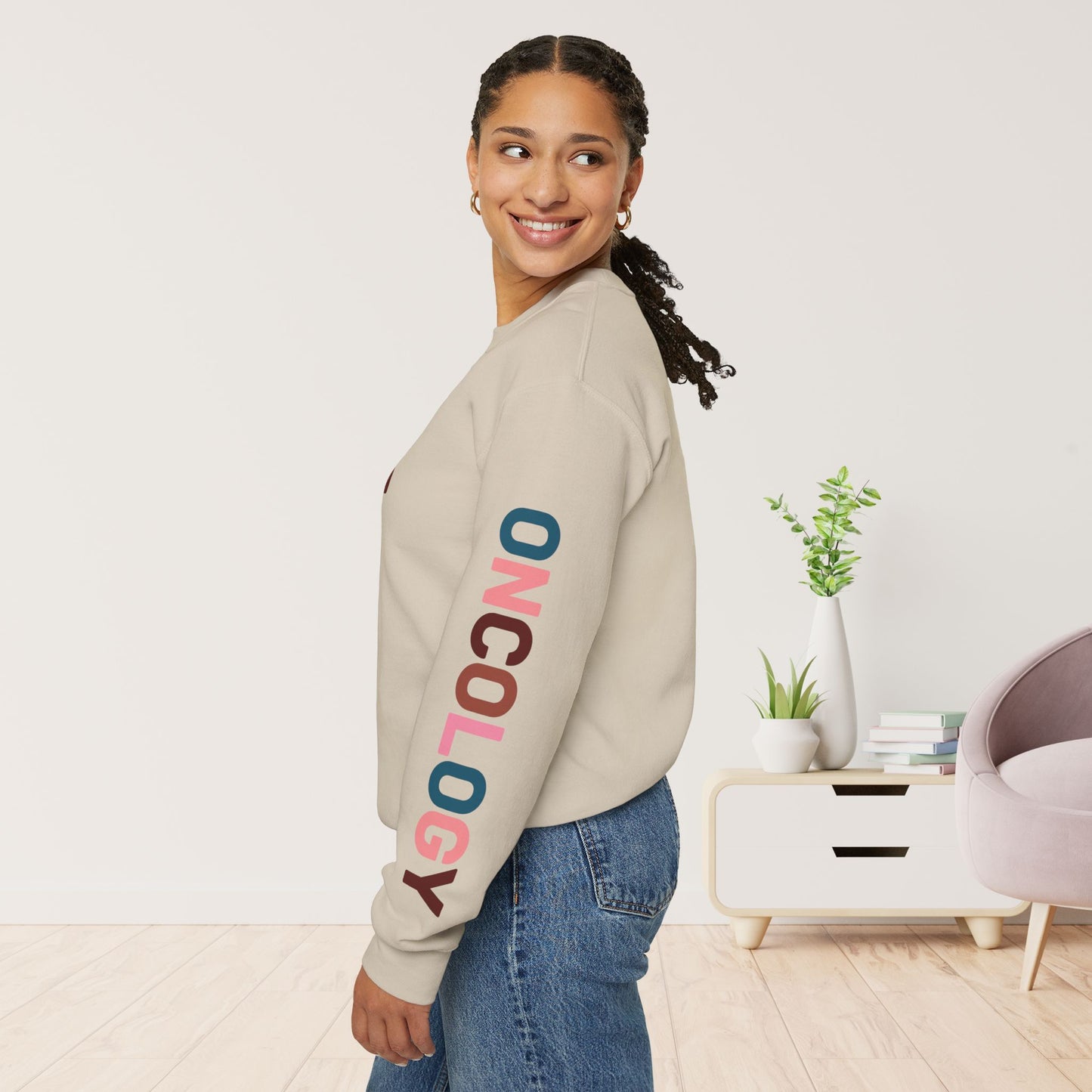 Unisex Colorful Oncology Sweatshirt