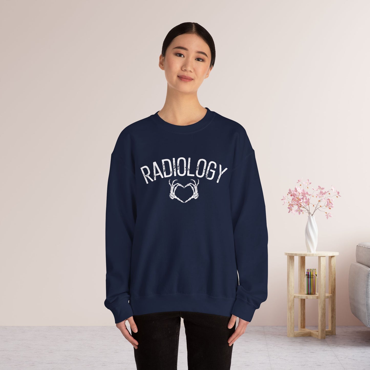 Skeleton Hand Radiology Sweatshirt for RAD Tech