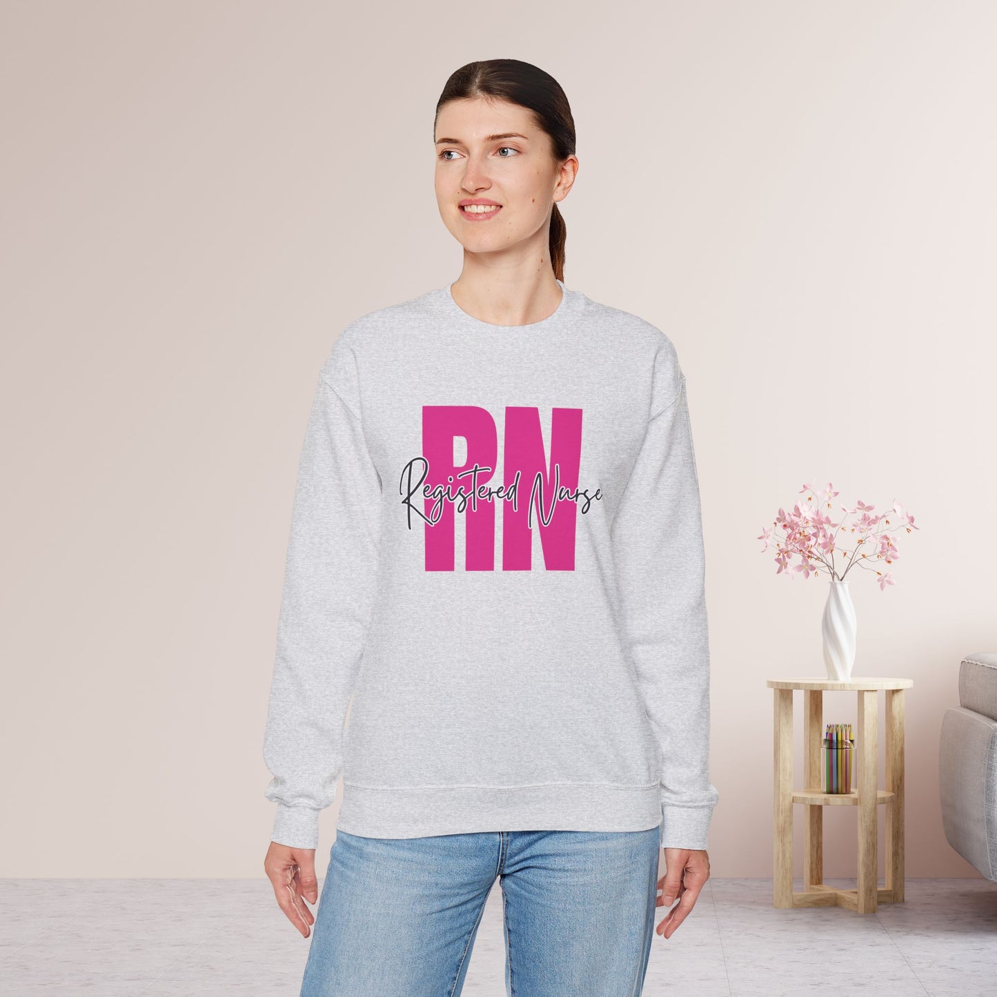 Pink Registered Nurse Sweatshirt