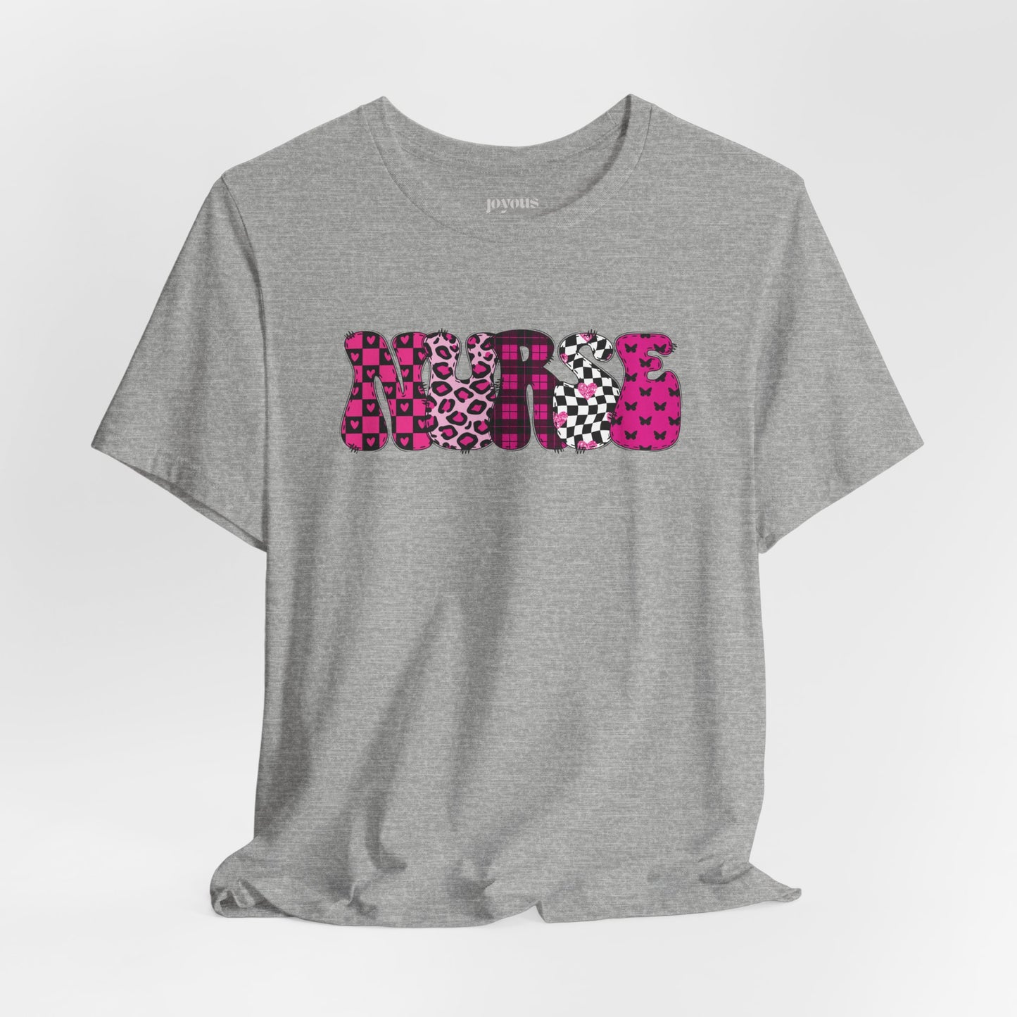 Groovy Font Nurse Shirt - Registered Nurse Soft Cotton Tee