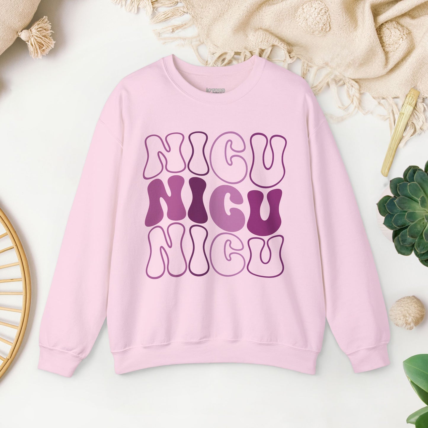 Groovy NICU Sweatshirt - Neonatal ICU Nurse Sweater