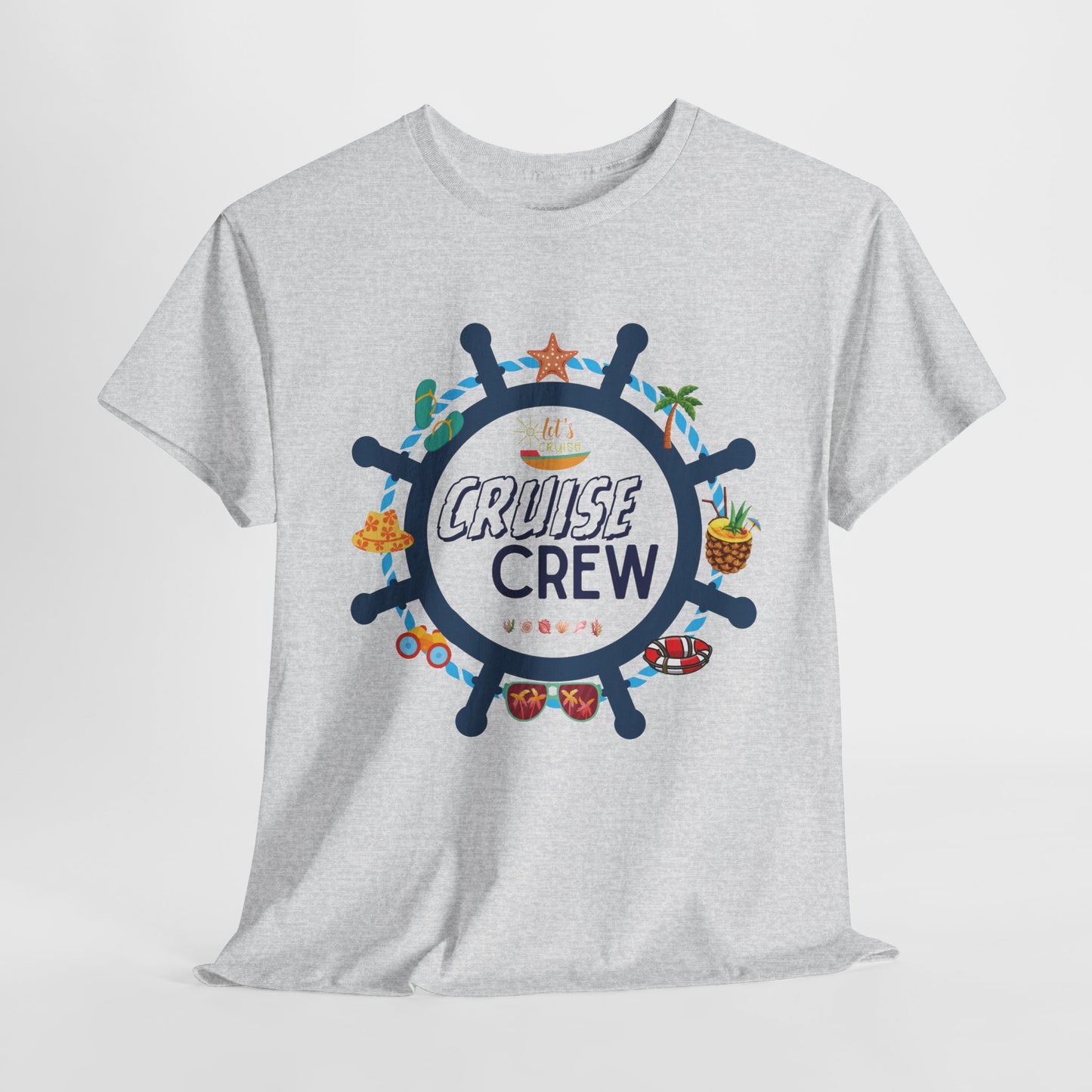 Matching Cruise Crew Shirt - Family Cruise Heavy Cotton Tee