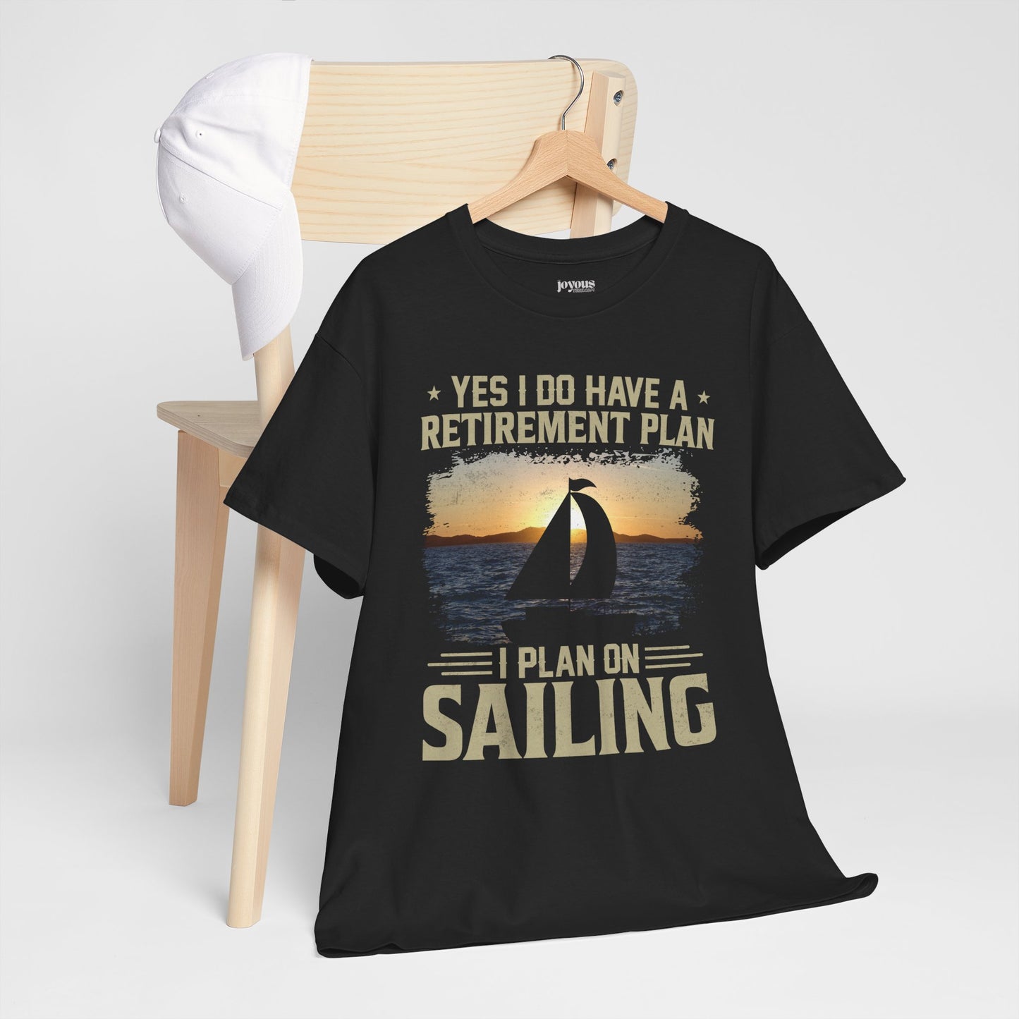 I Plan on Sailing T-Shirt Funny Unisex Sailing Heavy Cotton Tee