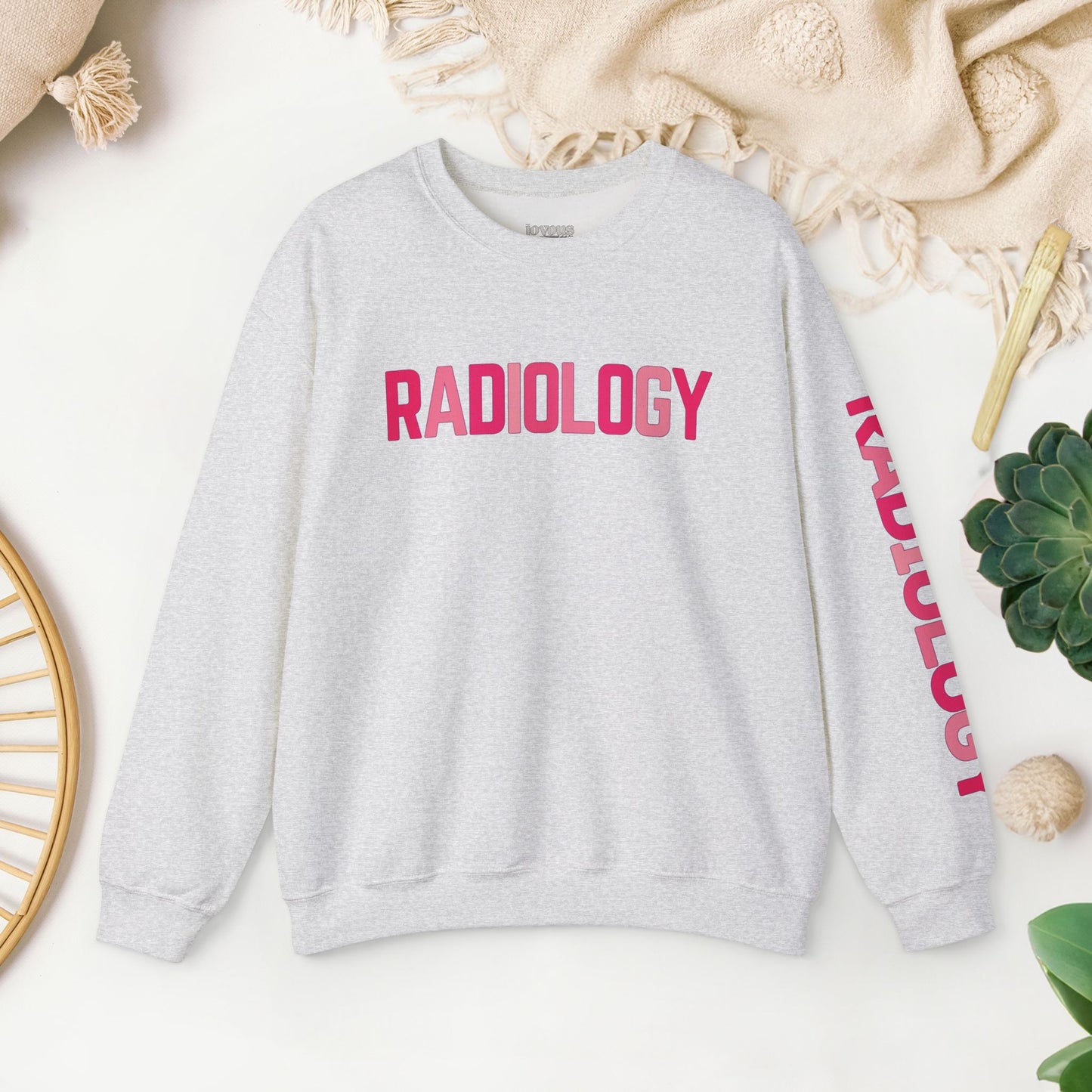 Trendy Pink Radiology Sweatshirt for RAD Technician