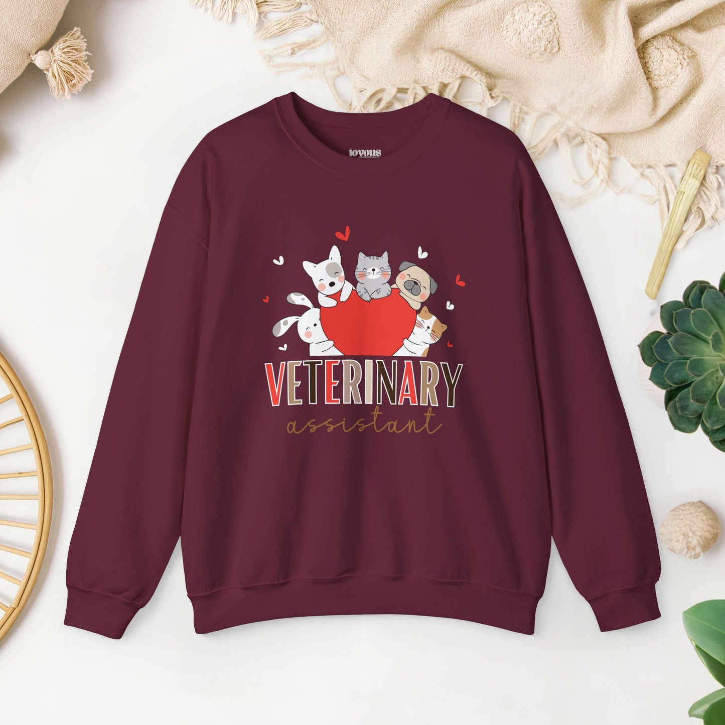 Cute Veterinary Assistant Crewneck Sweatshirt for VET Assistant