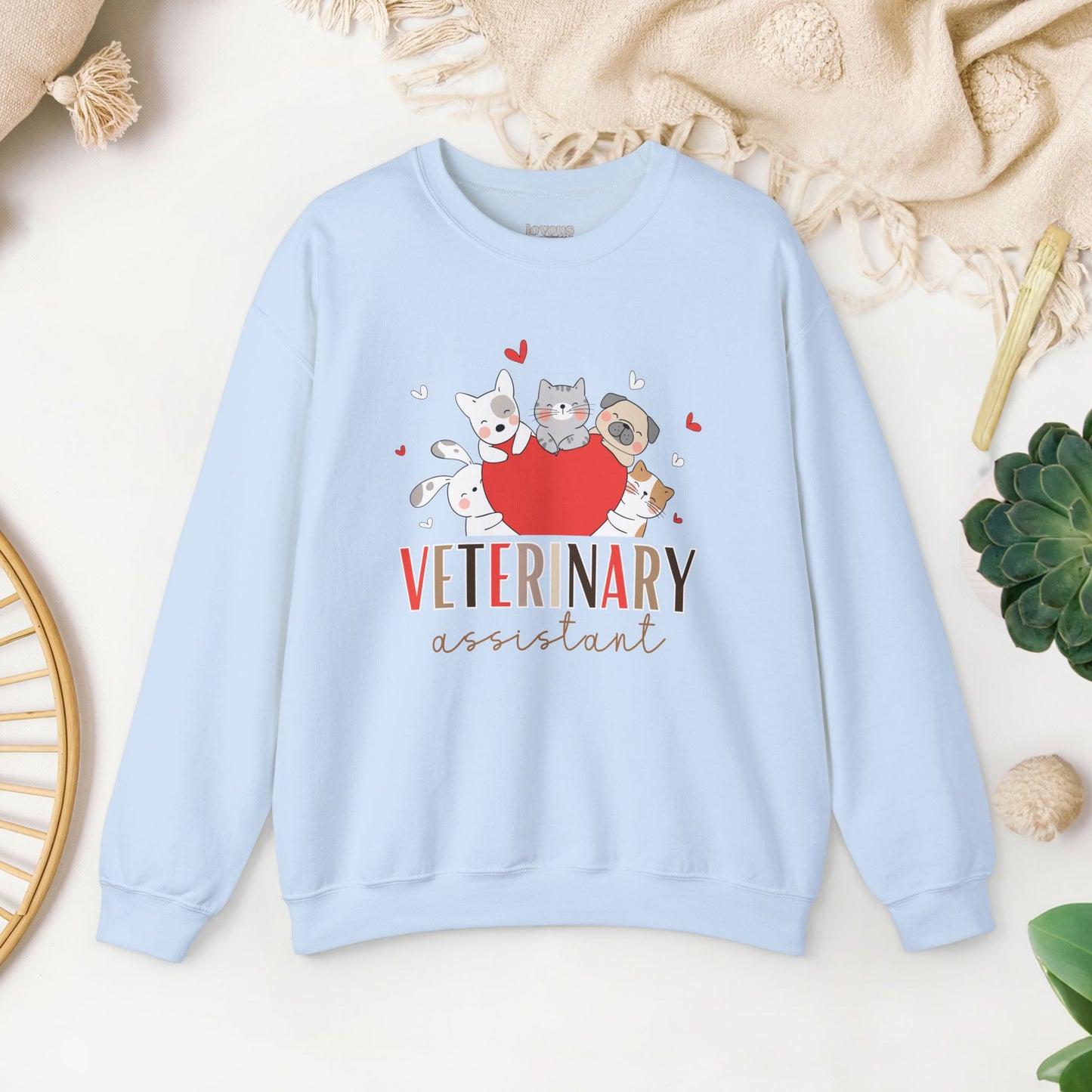 Cute Veterinary Assistant Crewneck Sweatshirt for VET Assistant