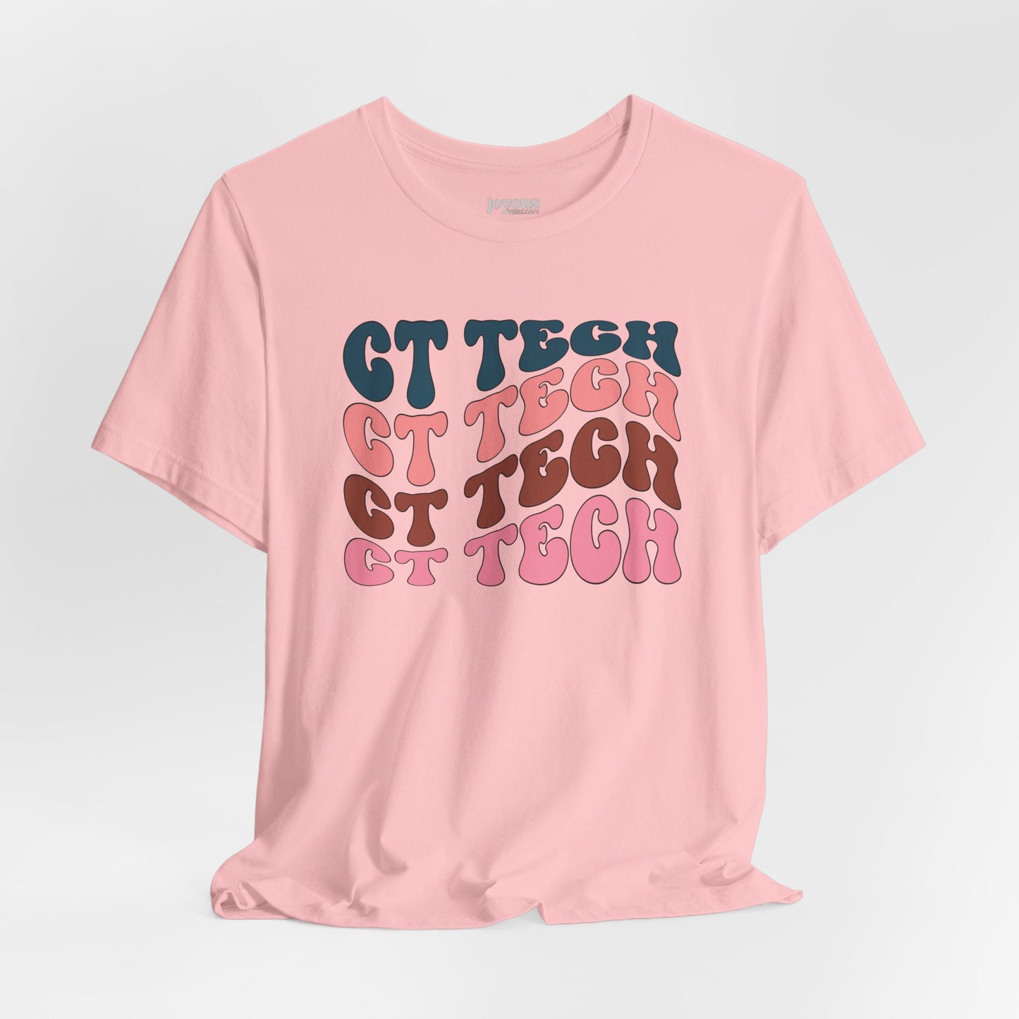 Groovy Colorful CT Tech Shirt - CT Technologist Soft Cotton Tee