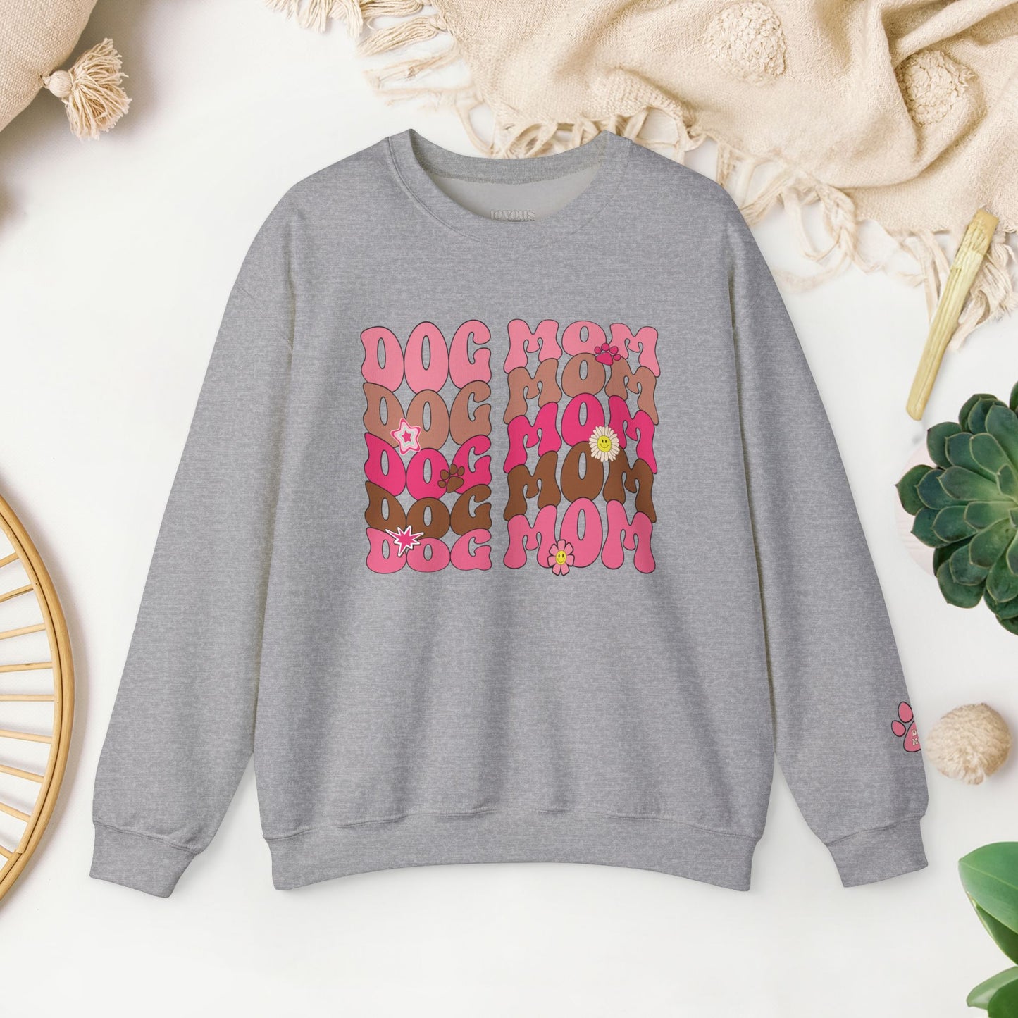 Pink Dog Mom Sweatshirt