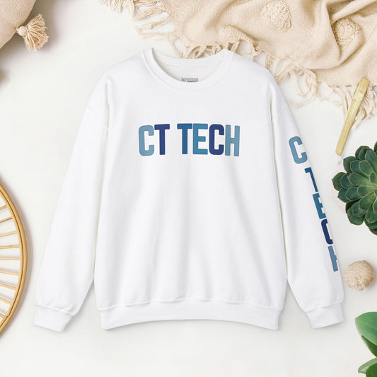 Trendy Blue CT Tech Sweatshirt