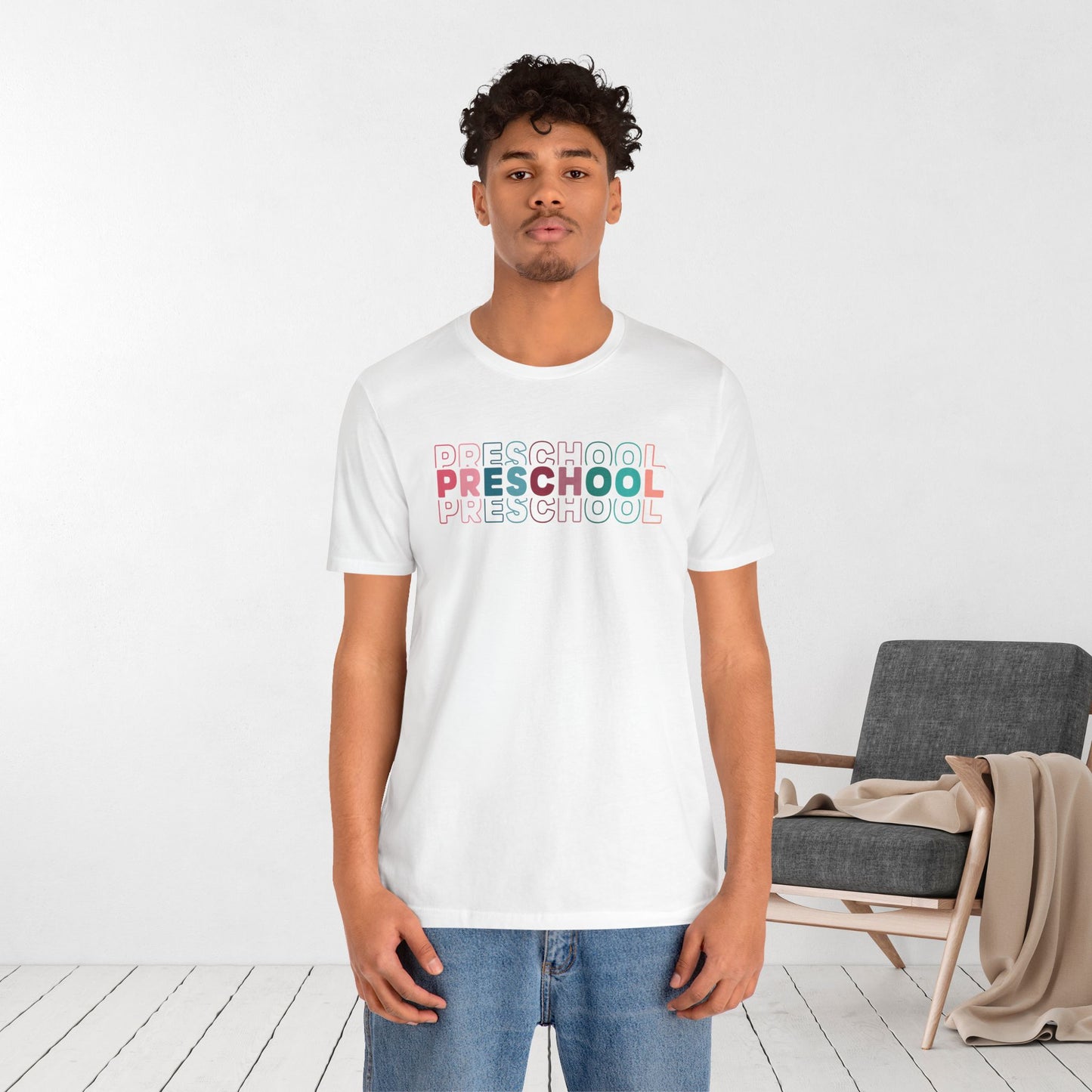 Unisex Preschool Teacher Soft Cotton Tee