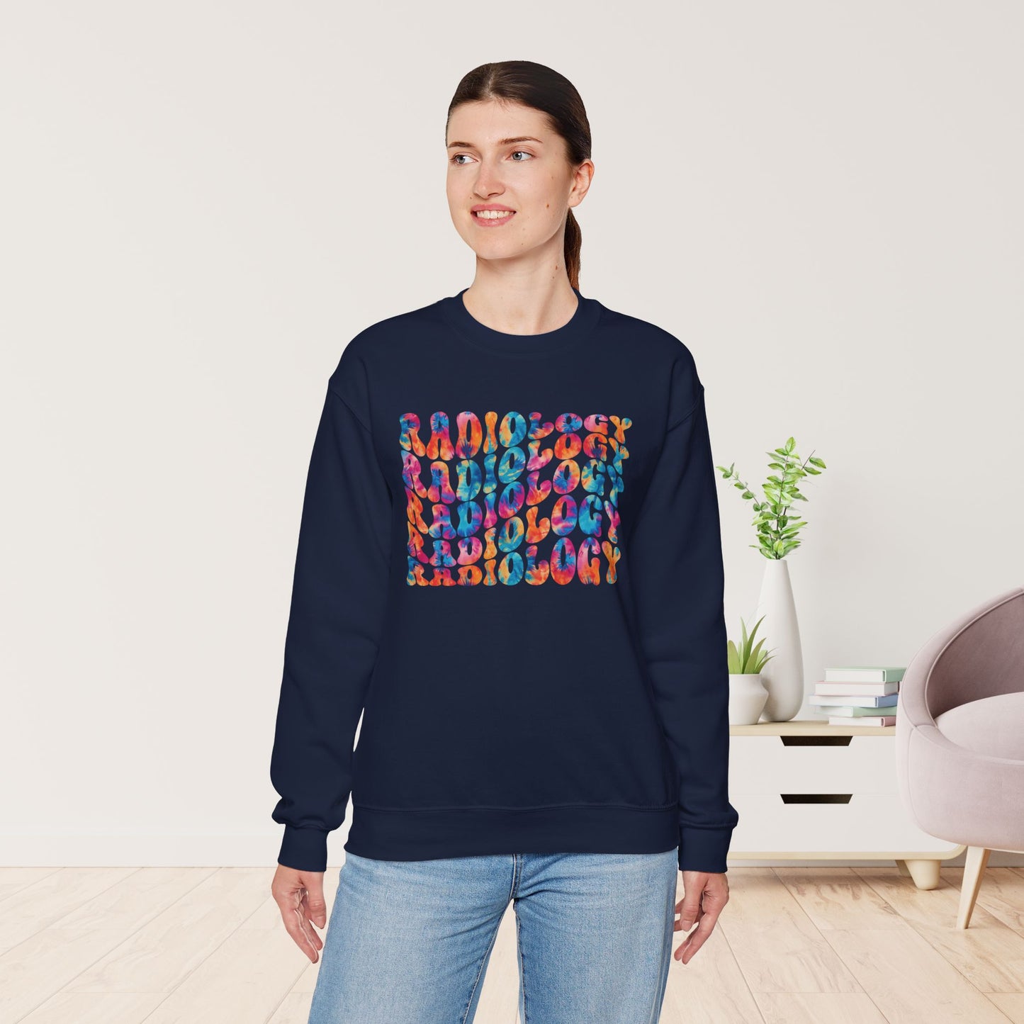 Groovy Colorful Radiology Sweatshirt for RAD Technician