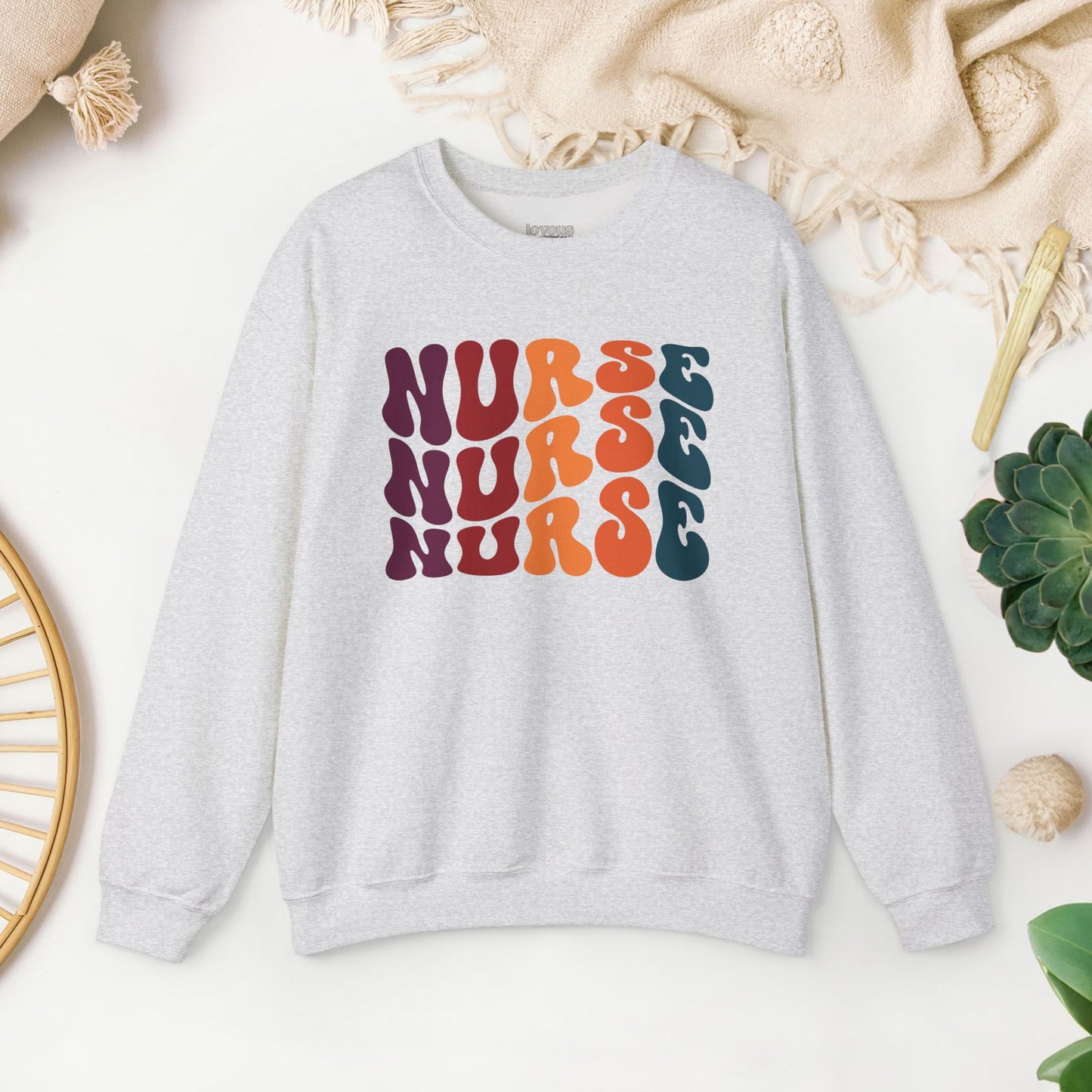 Groovy Nurse Sweatshirt - Nurse Pullover