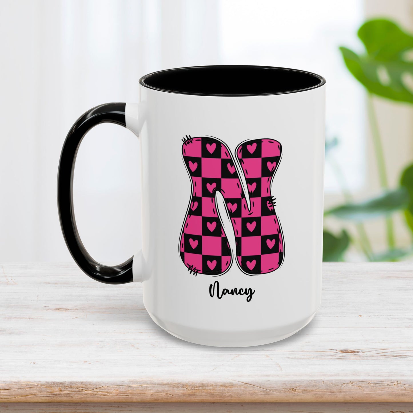 Custom Name Initial Letter Mug - Personalized Gifts A-Z