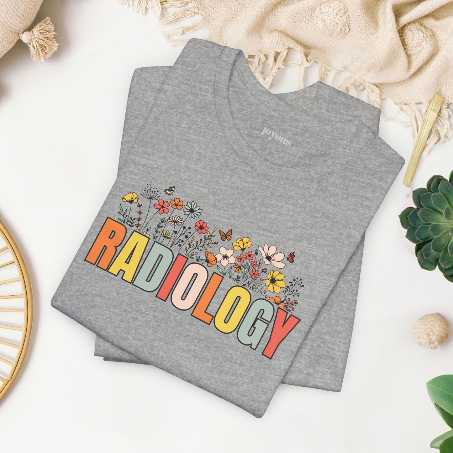 Spring Radiology Soft Cotton Tee for for RAD Technician