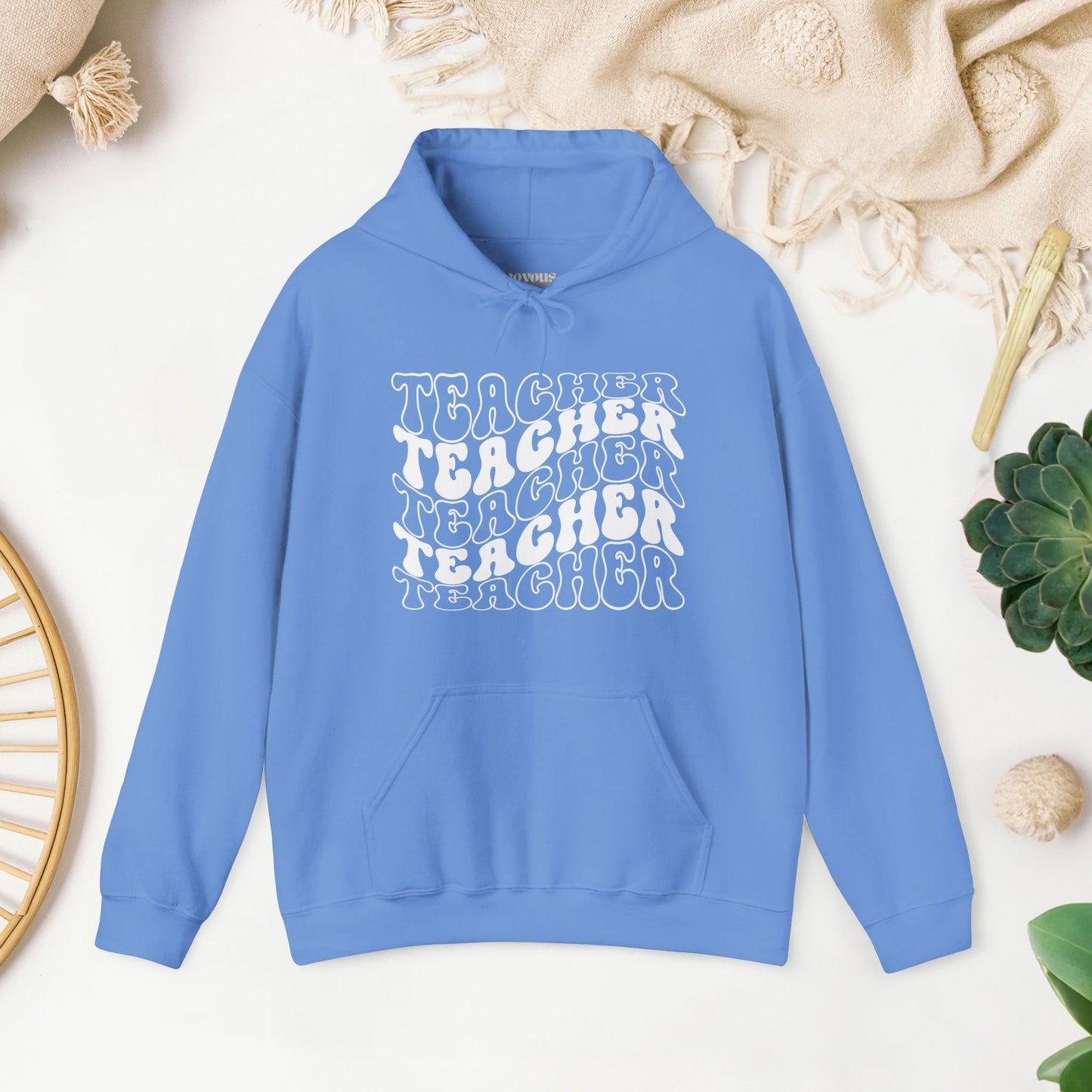 Groovy Unisex Teacher Hoodie for School Teachers