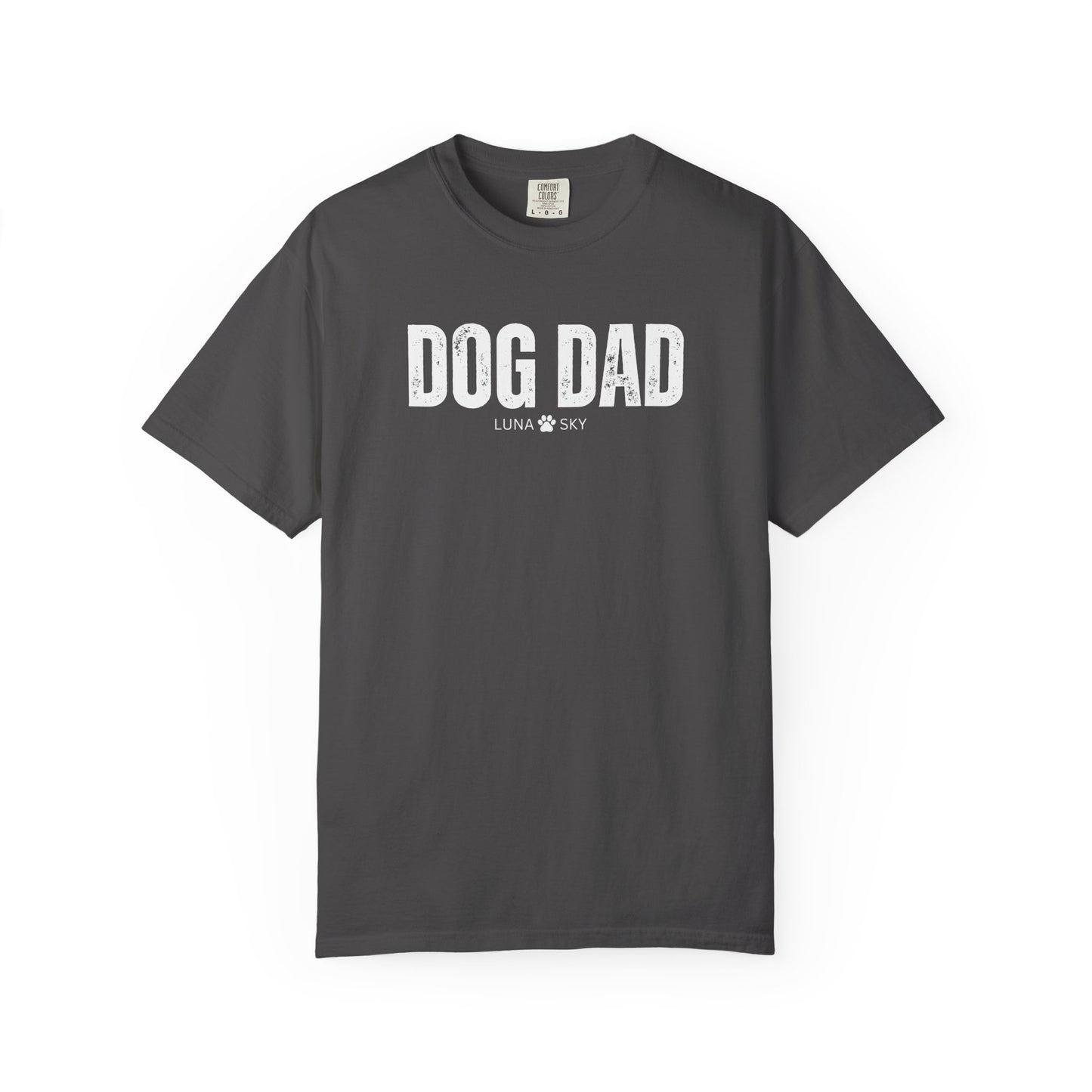 Custom Dog Dad Comfort Colors Shirt with Dogs Name - Personalized Dog Lover Gift