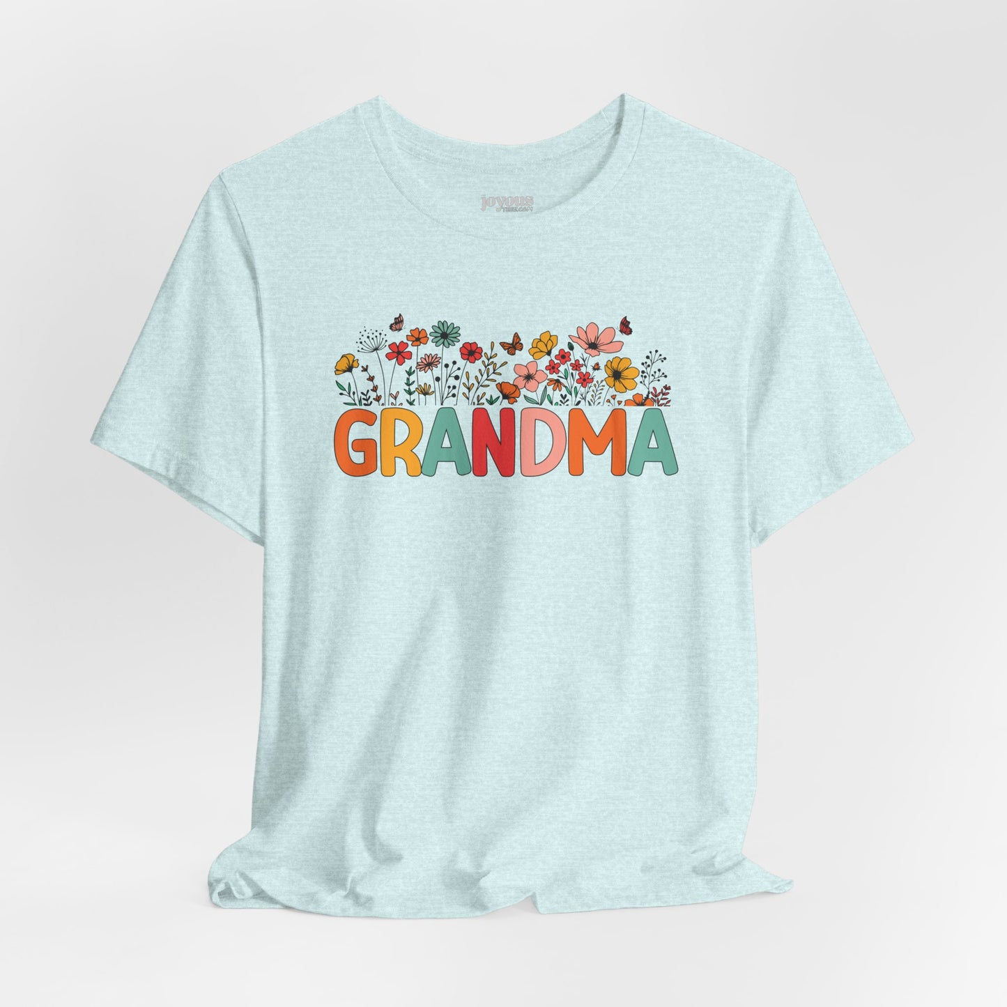 Spring Floral Grandma Soft Cotton Tee