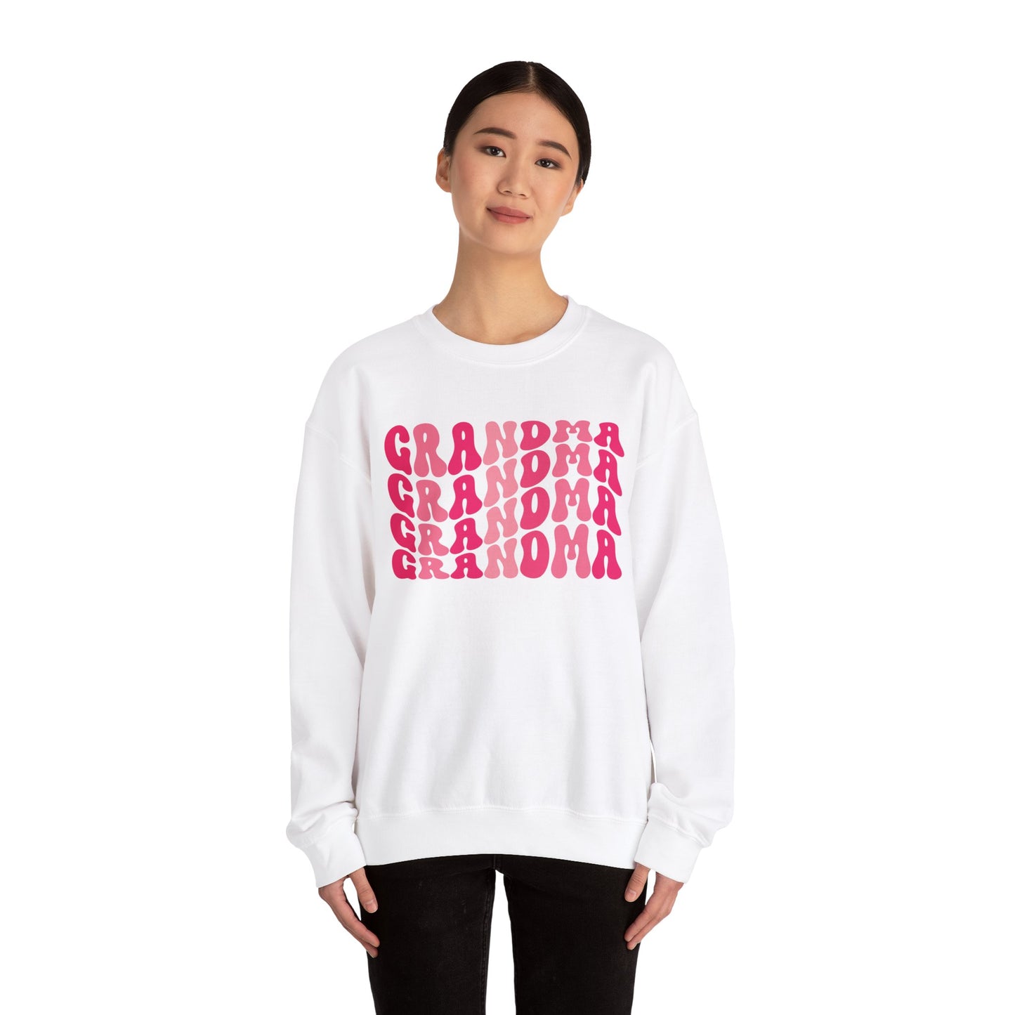 Groovy Pink Grandma Sweatshirt