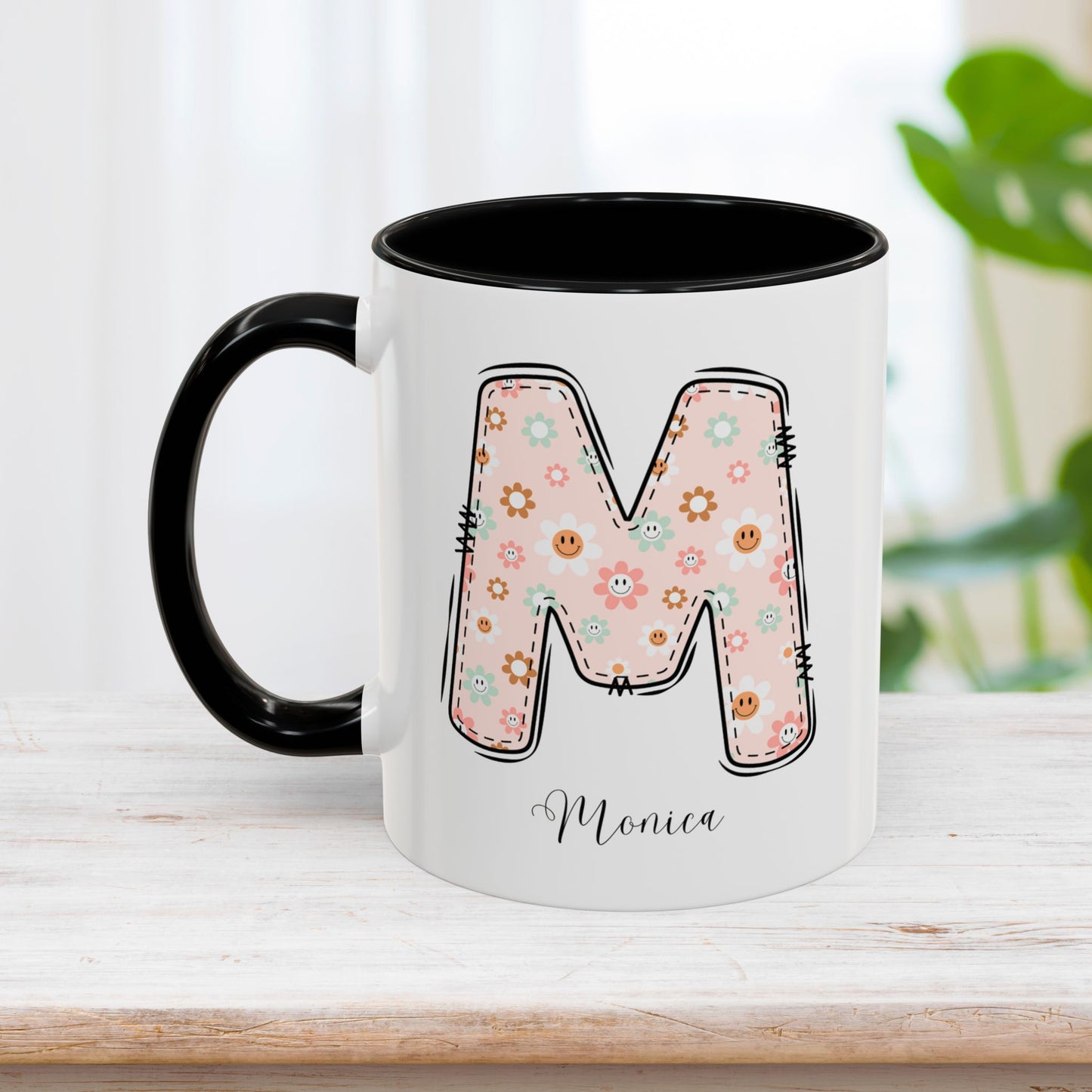 Custom Name Initial Letter Mug - Personalized Gifts A-Z