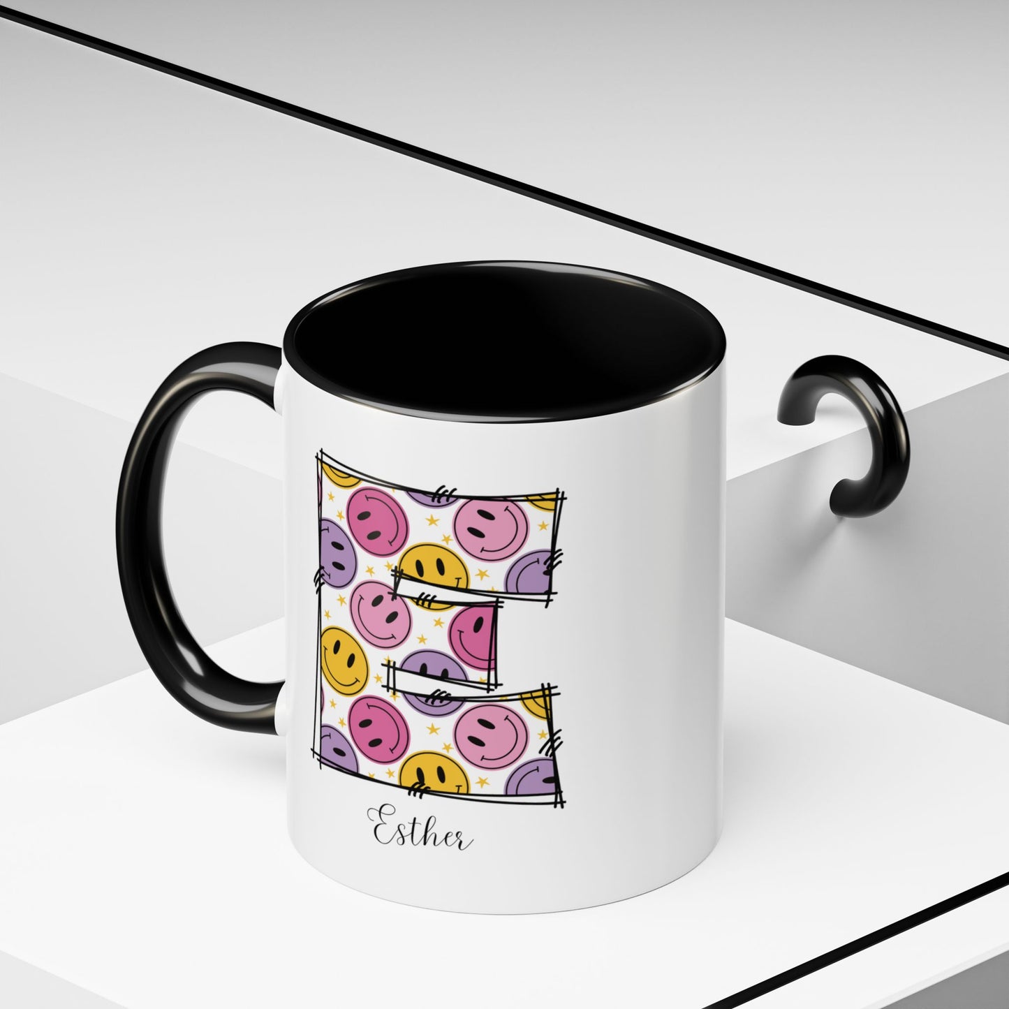 Custom Name Initial Letter Mug - Personalized Gifts A-Z