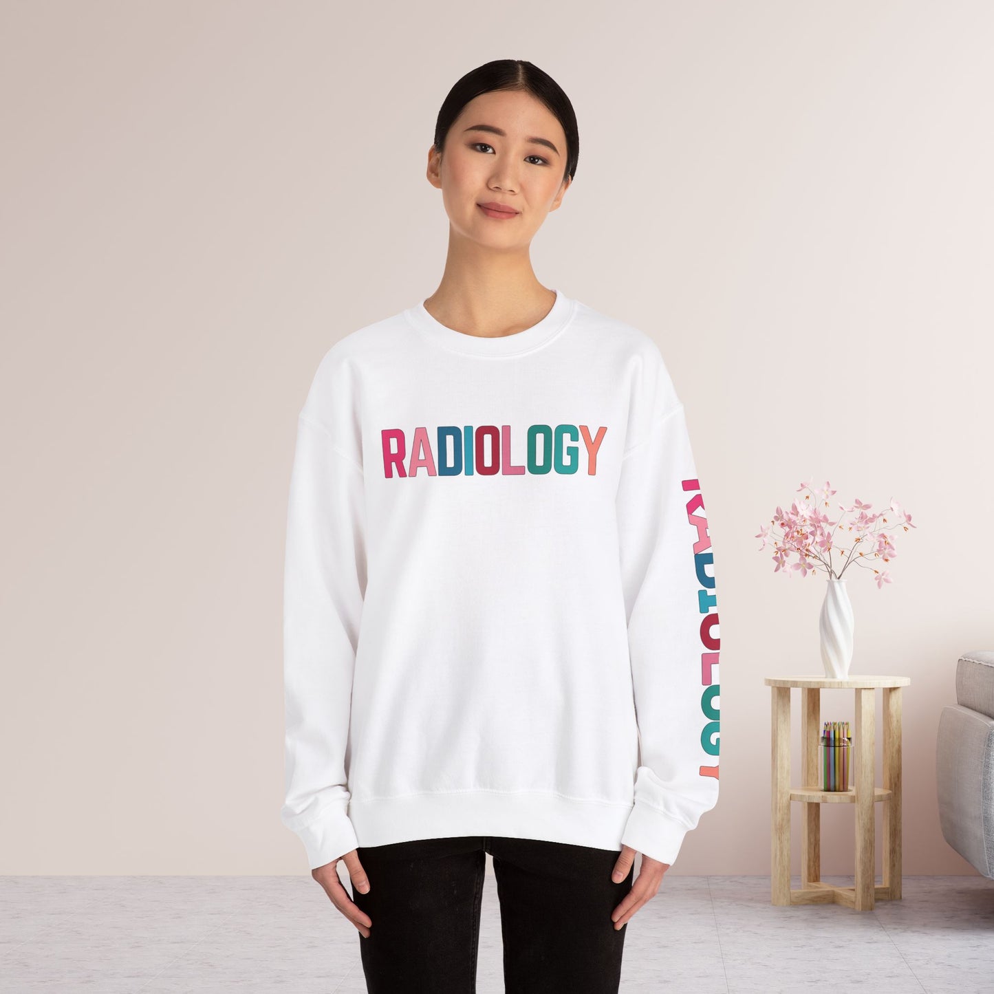 Trendy Colorful Radiology Sweatshirt for RAD Technician