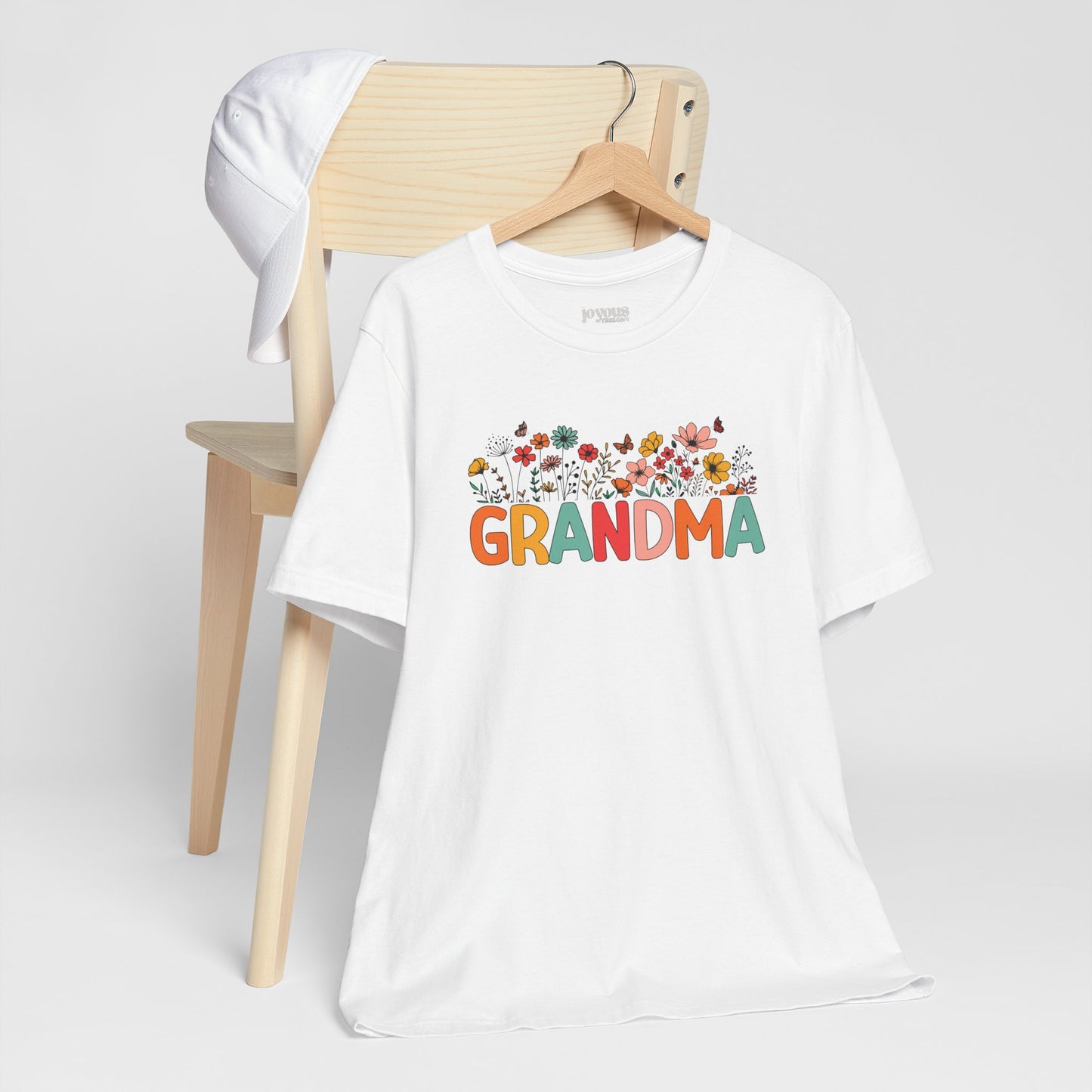 Spring Floral Grandma Soft Cotton Tee