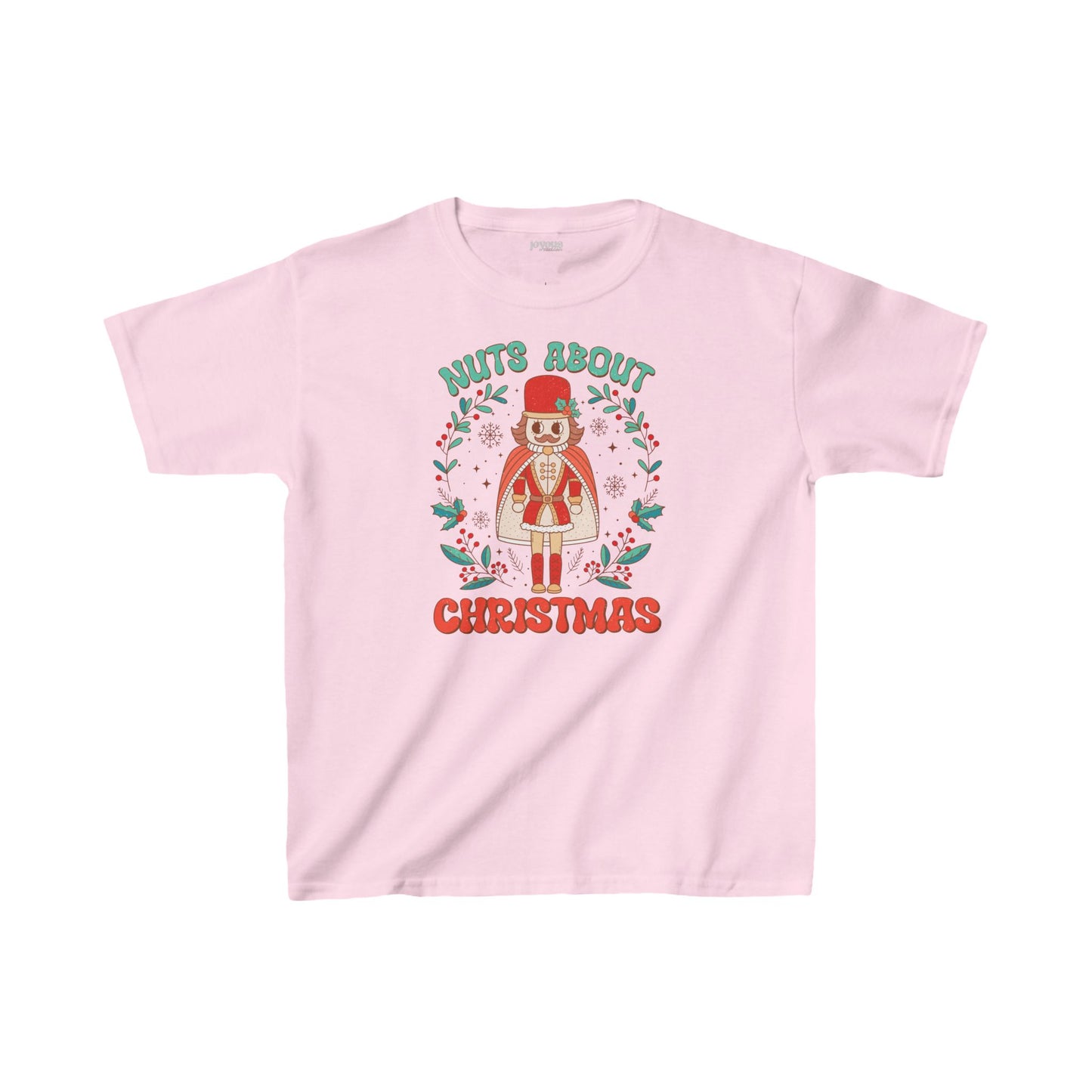 Nuts About Christmas Youth Christmas Shirt - Retro Christmas Tee