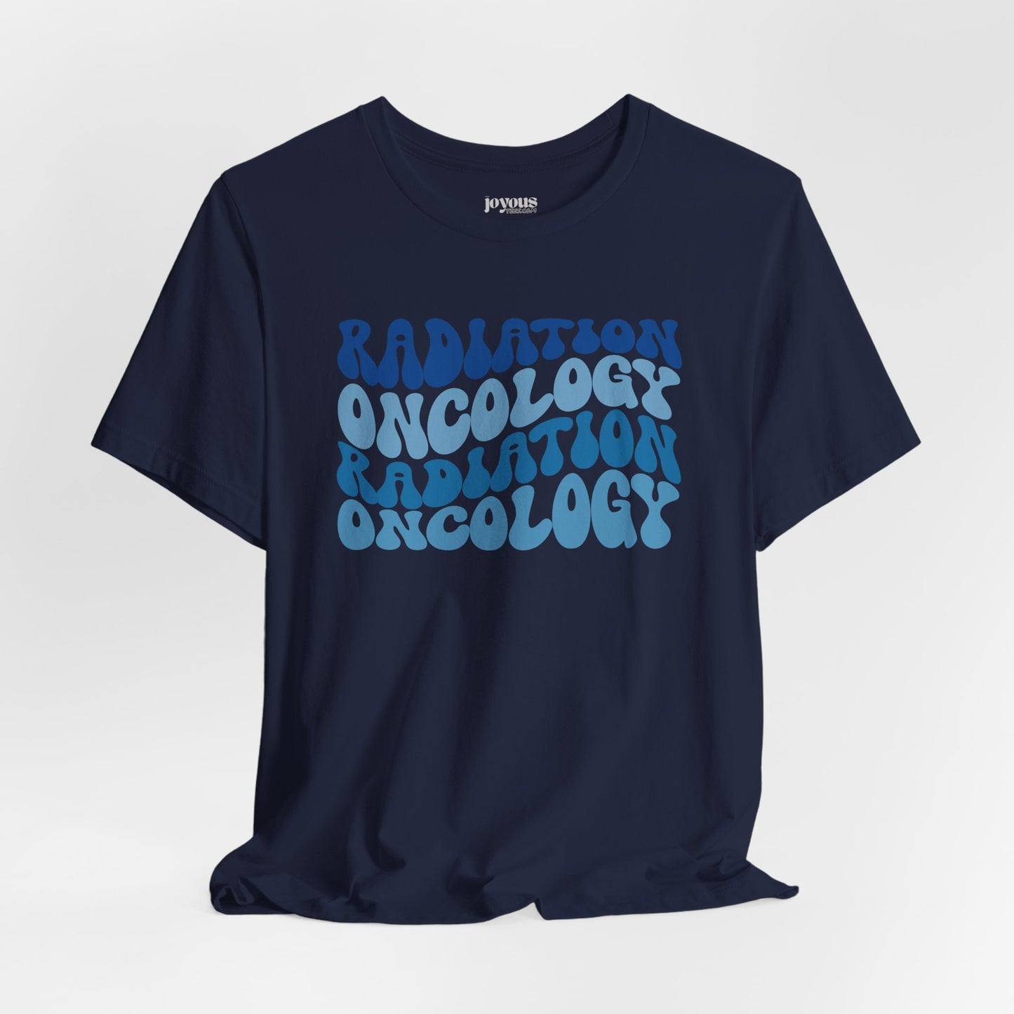 Blue Groovy Radiation Oncology Soft Cotton Tee