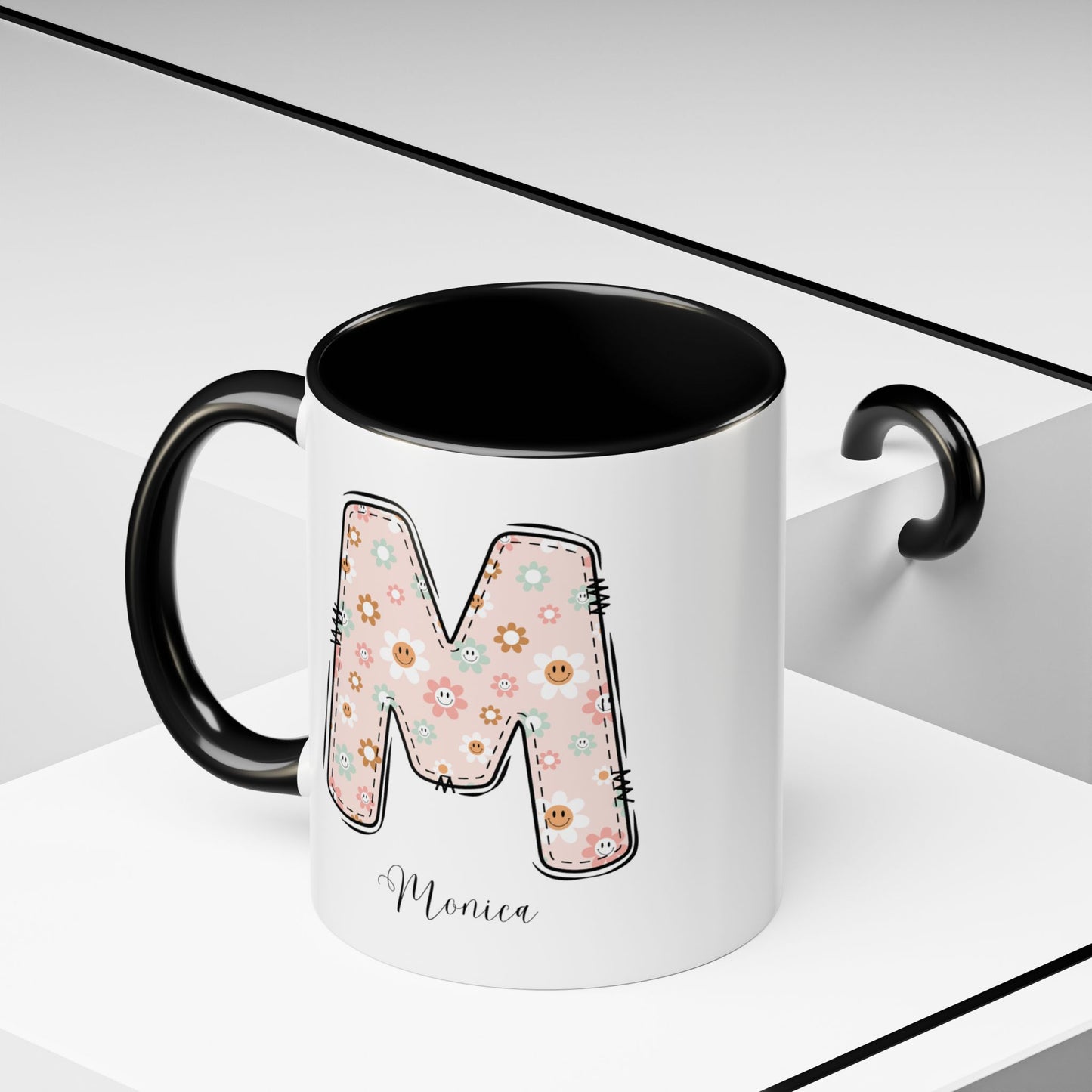 Custom Name Initial Letter Mug - Personalized Gifts A-Z