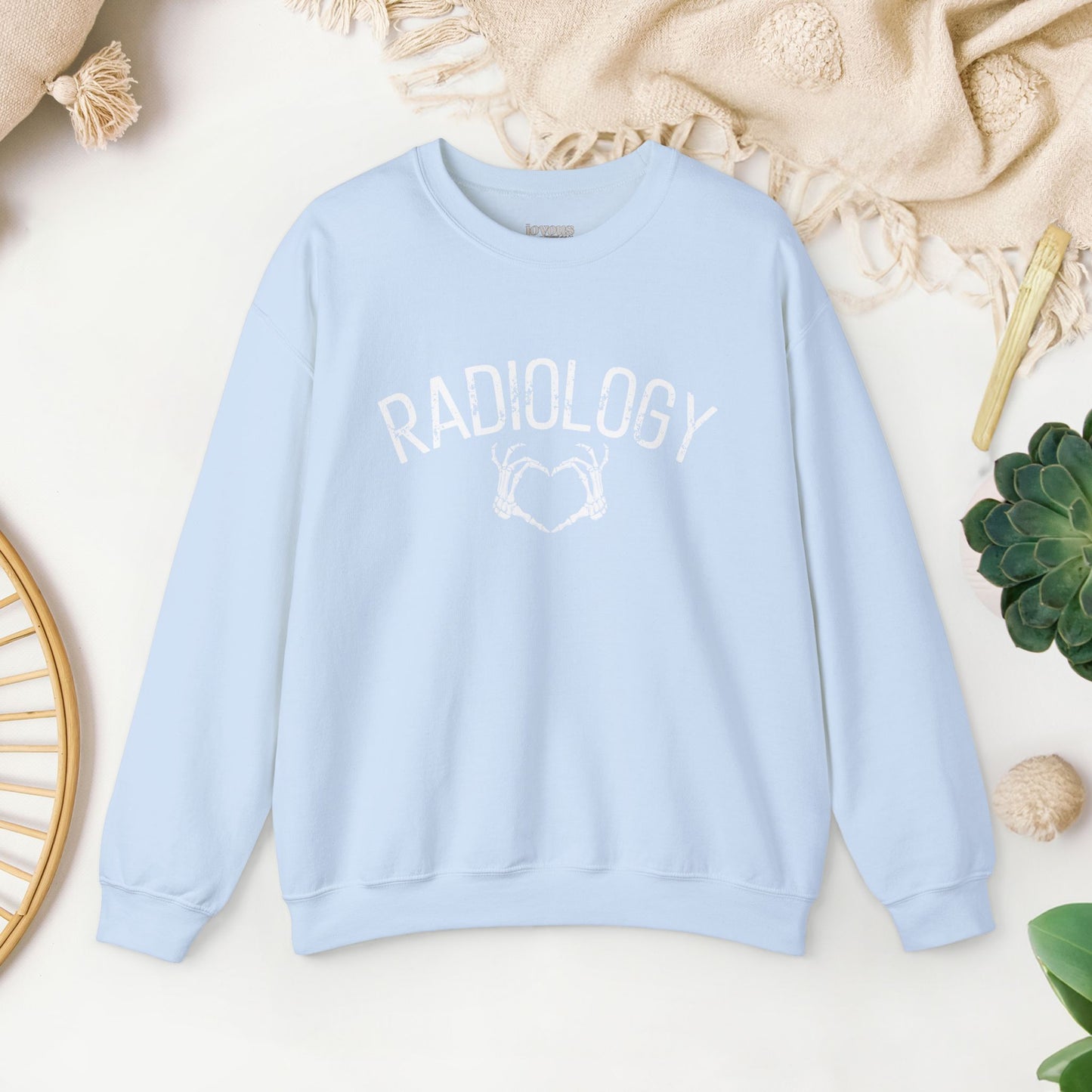 Skeleton Hand Radiology Sweatshirt for RAD Tech