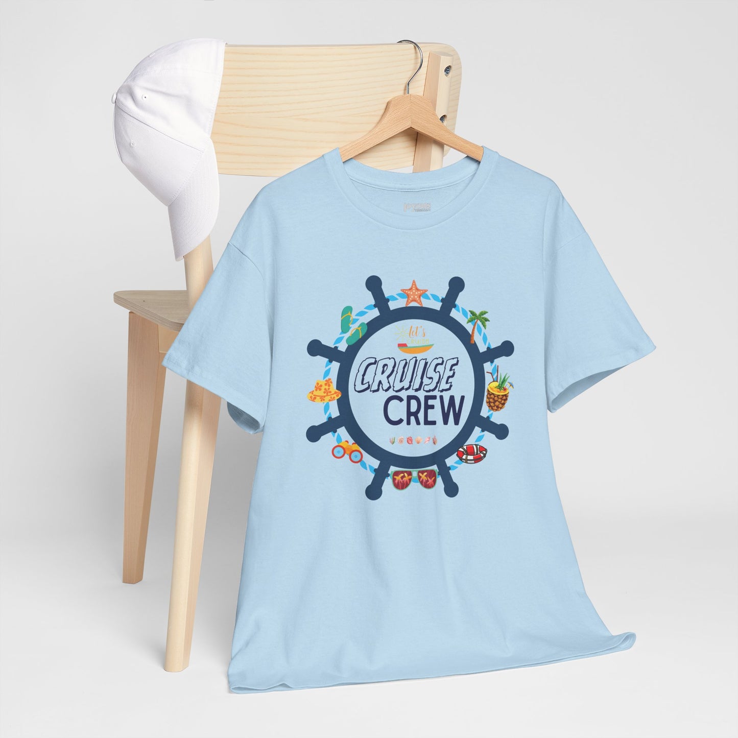 Matching Cruise Crew Shirt - Family Cruise Heavy Cotton Tee