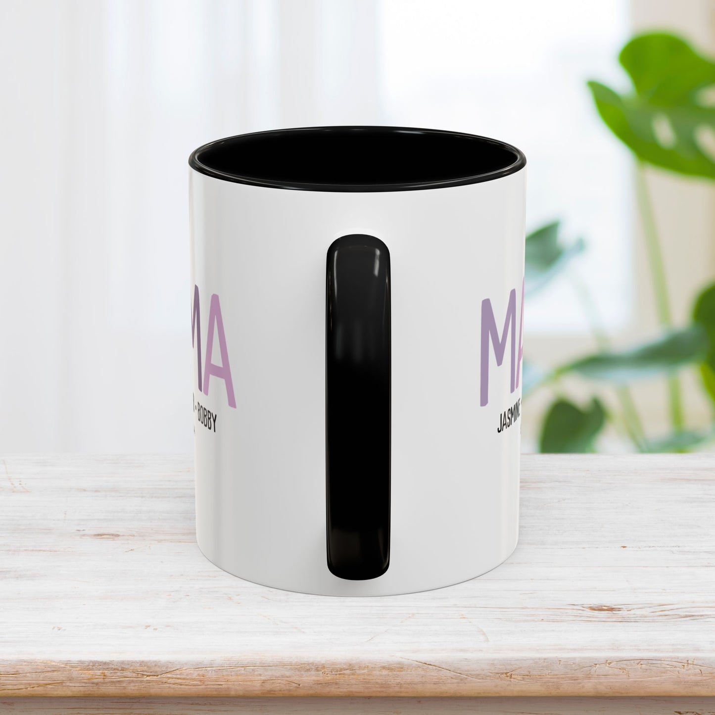 Personalized Mama Coffee Mug with Kids Names - Custom Mom Gifts for Mother's Day