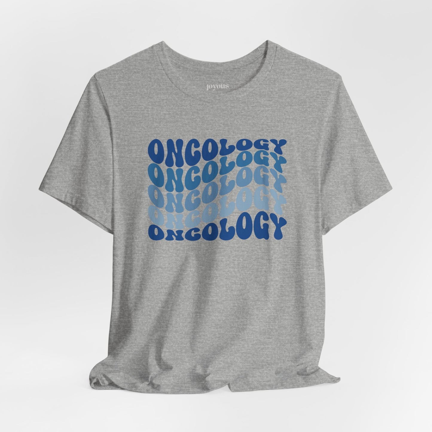 Blue Groovy Oncology Soft Cotton Tee