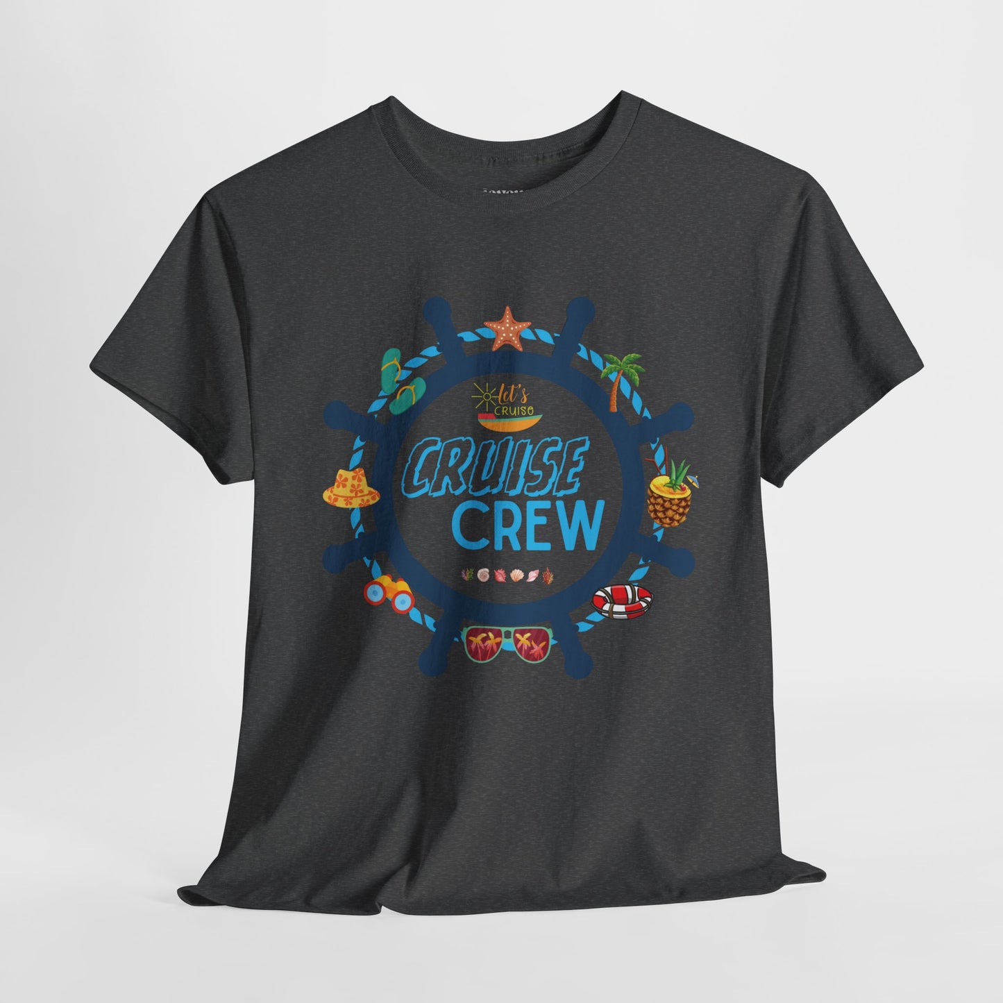 Matching Cruise Crew Shirt - Family Cruise Heavy Cotton Tee