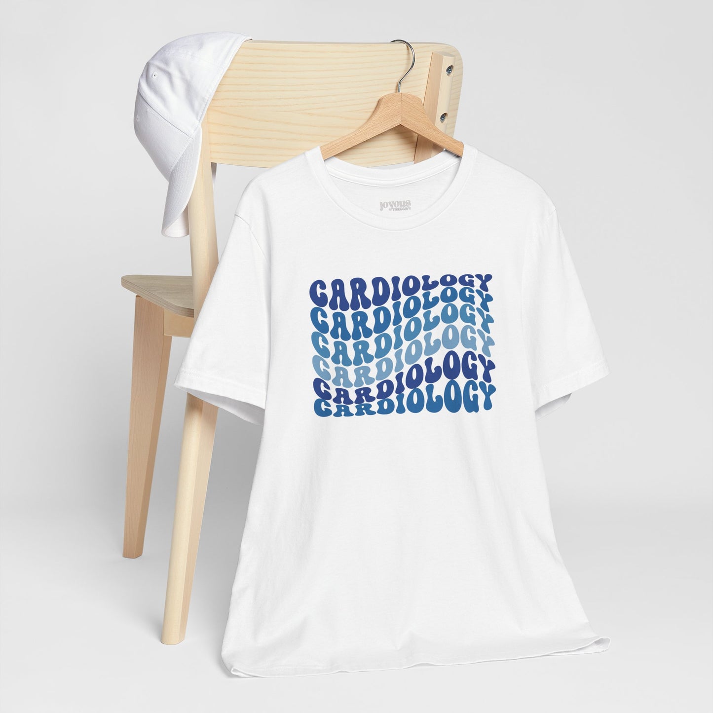 Groovy Blue Cardiology Shirt - Cardiac Nurse Soft Cotton Tee