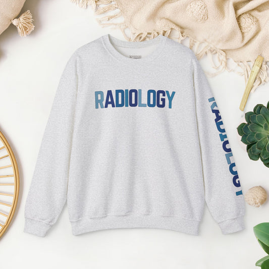 Trendy Blue Radiology Sweatshirt for RAD Technician