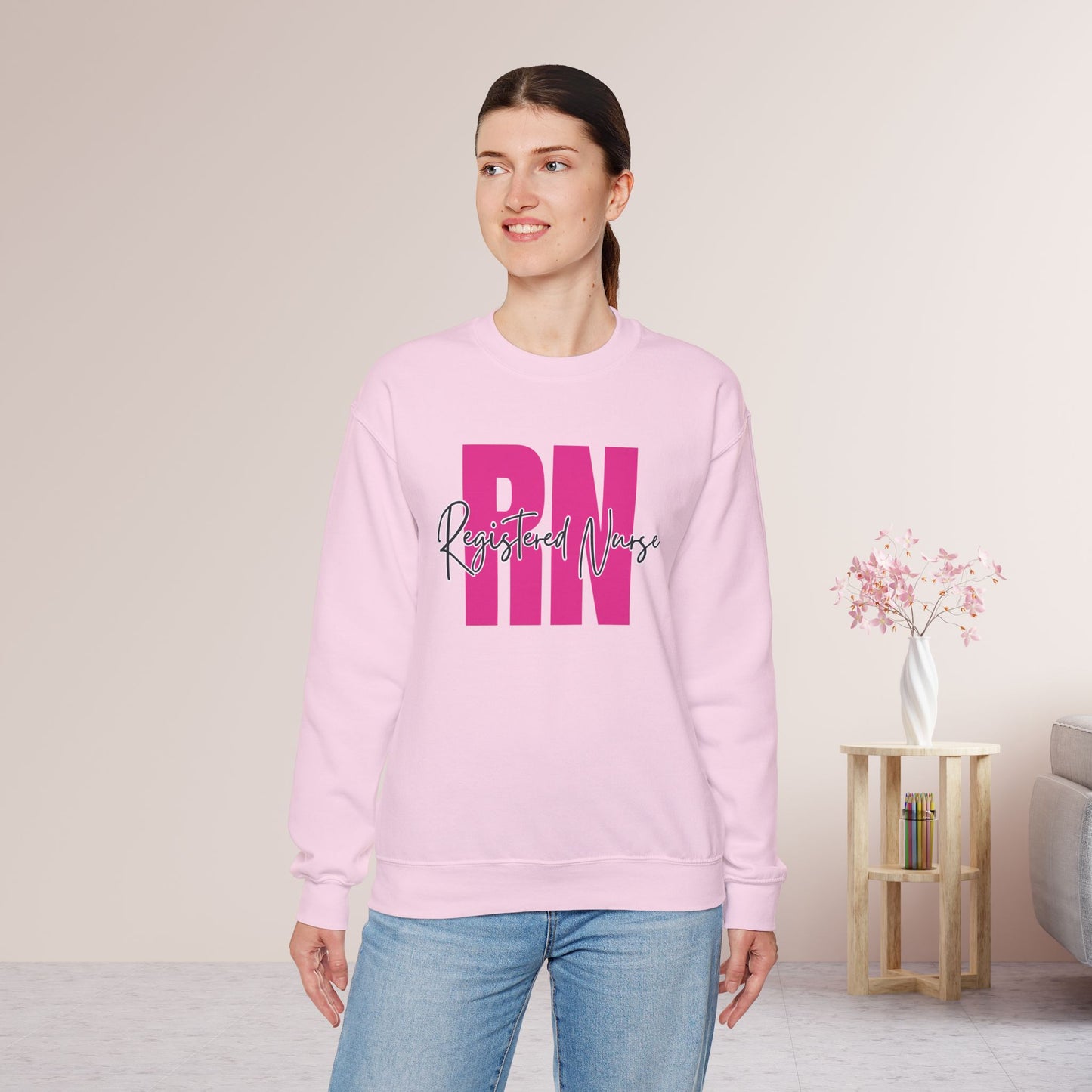 Pink Registered Nurse Sweatshirt